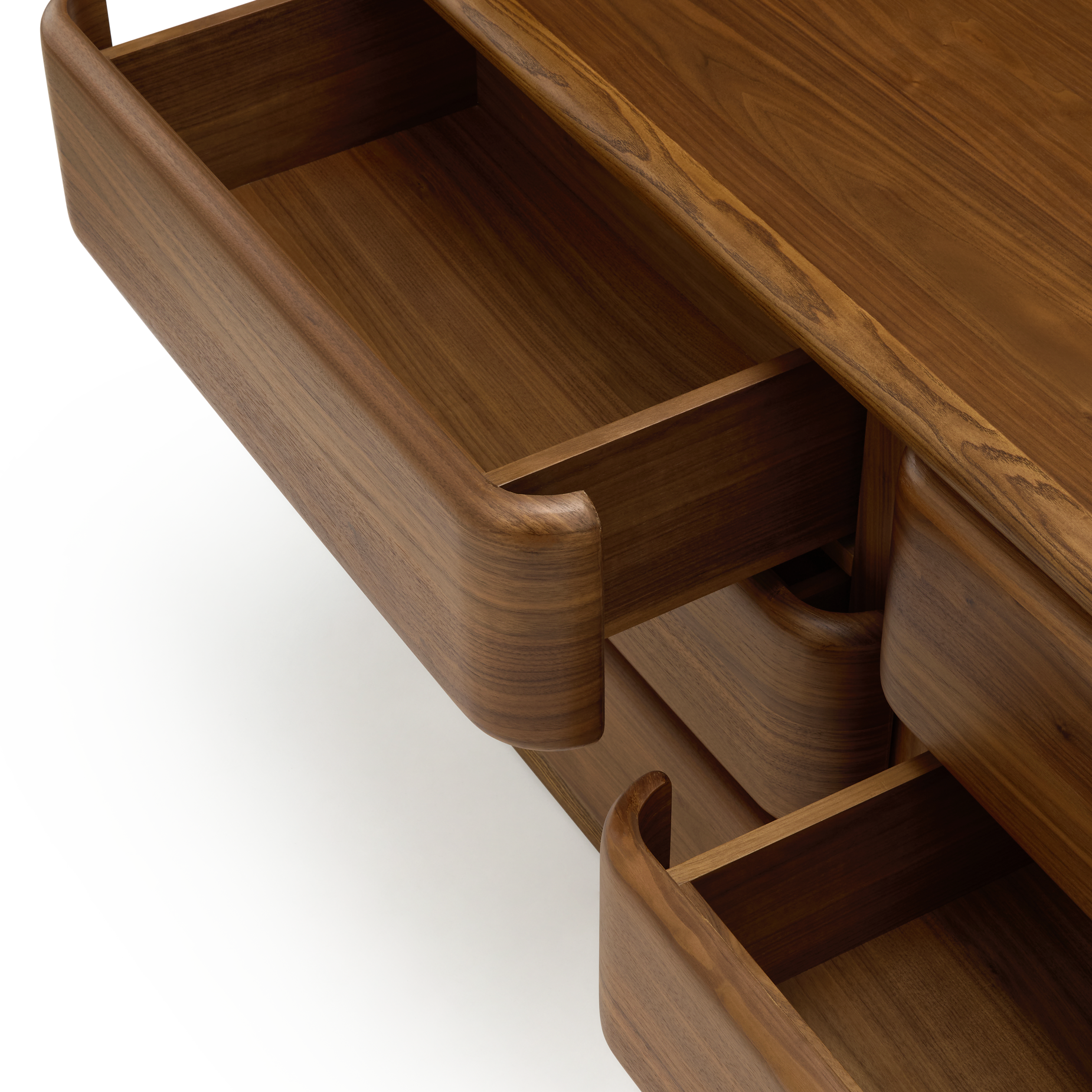 Notte 6 Drawer Storage - [ Walnut ]