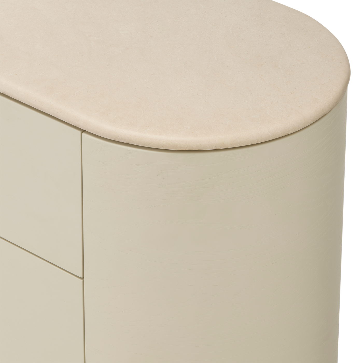 Fin 4 Drawer Tallboy - [ Tofu & Marble Cosmos ]