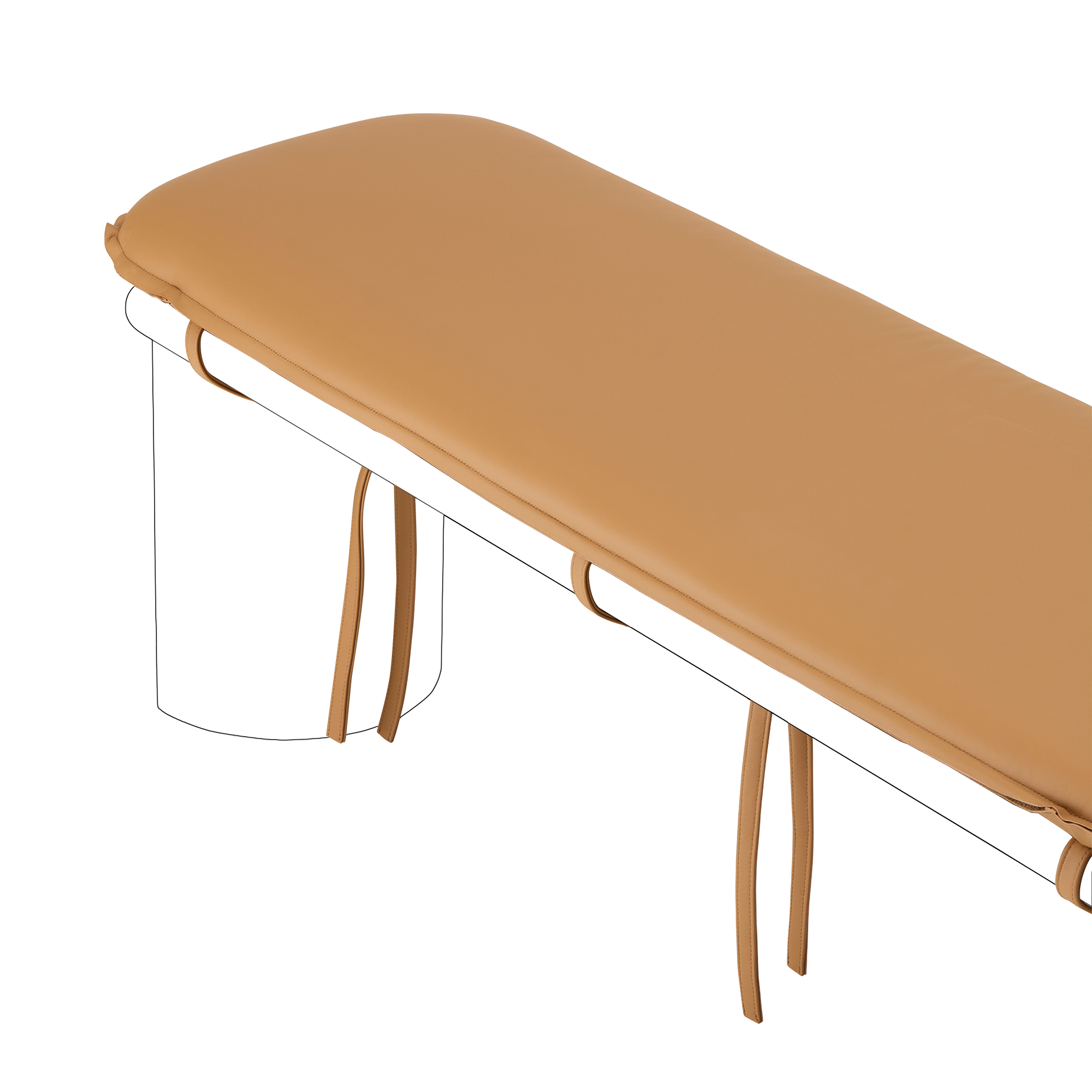 Liaison Bench Cushion - [ Simpson Tan ]