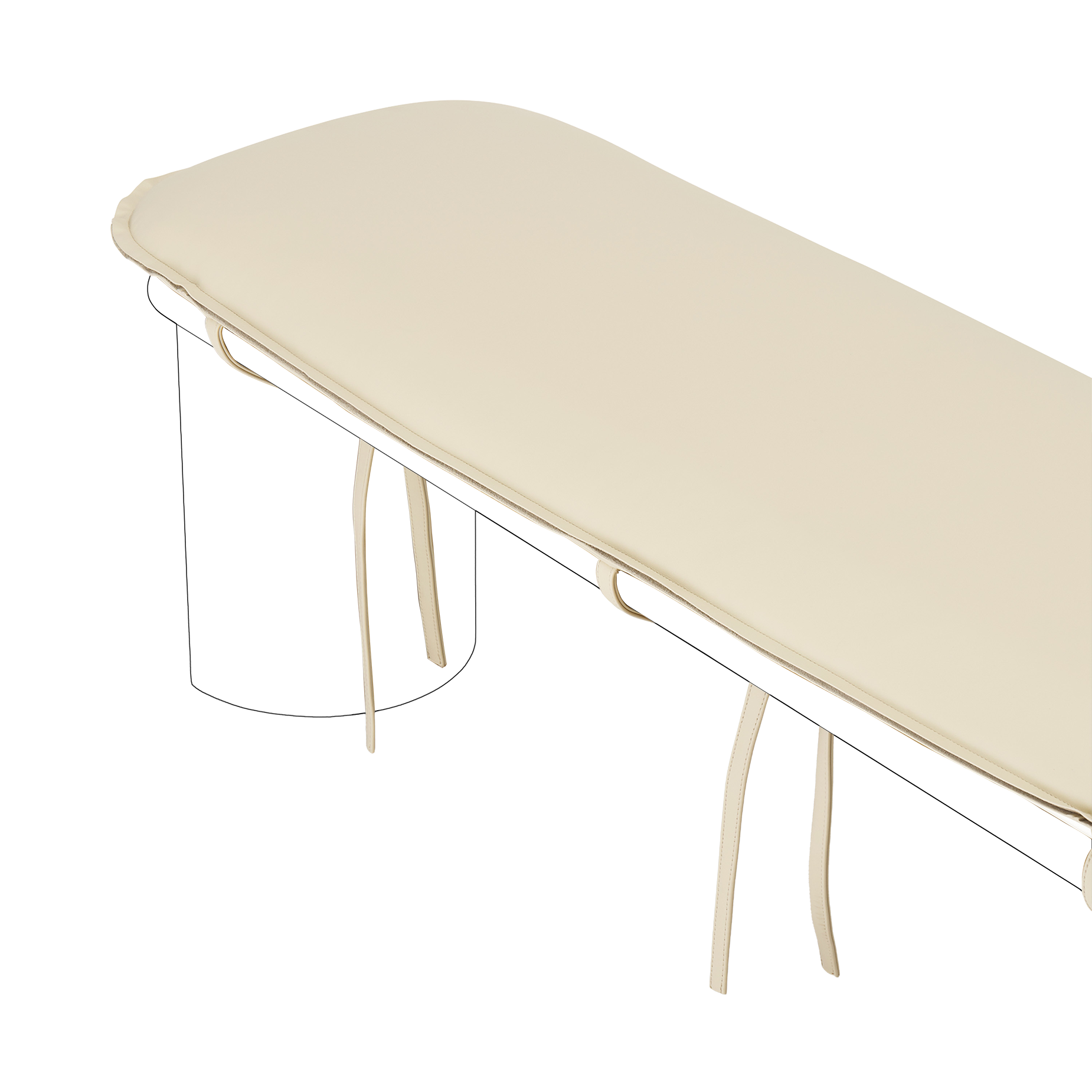 Liaison Bench Cushion - [ Simpson Cream ]