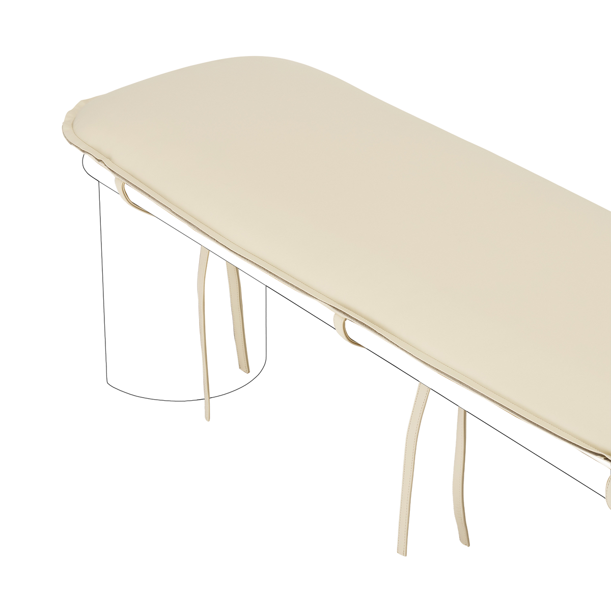 Liaison Bench Cushion - [ Simpson Cream ]