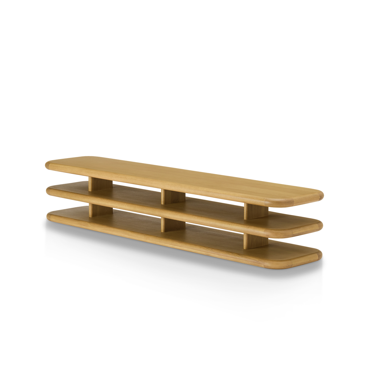 Plinto Bench - [ Oak ]