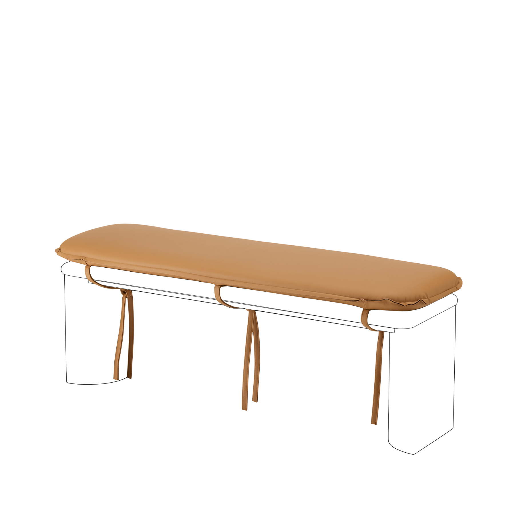 Liaison Bench Cushion - [ Simpson Tan ]