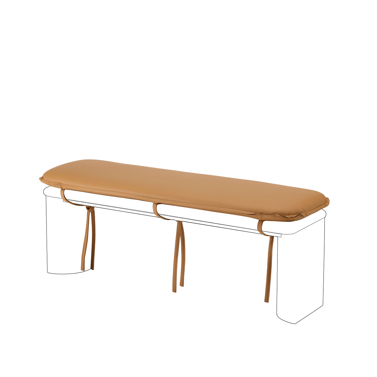 Liaison Bench Cushion - [ Simpson Tan ]