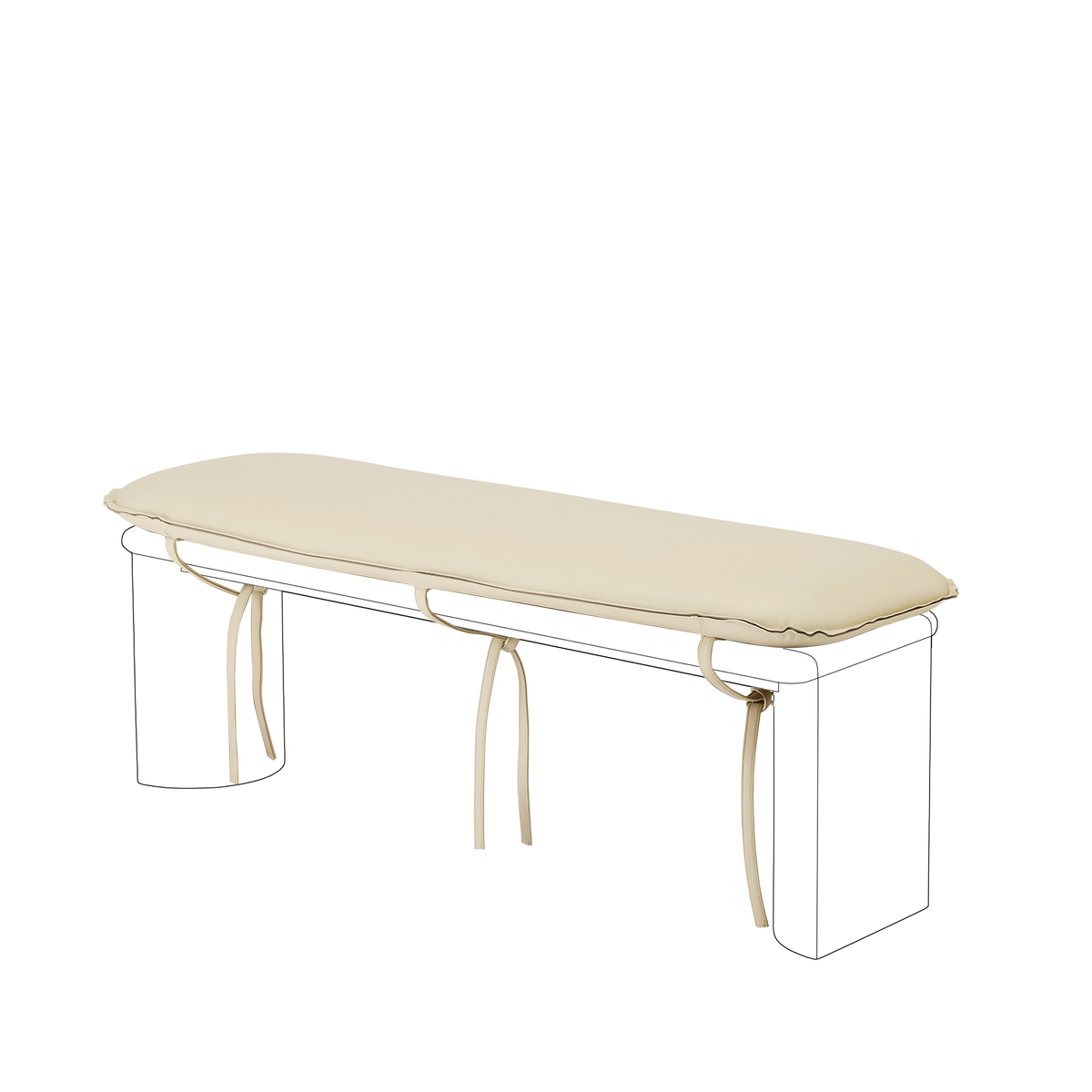Liaison Bench Cushion - [ Simpson Cream ]