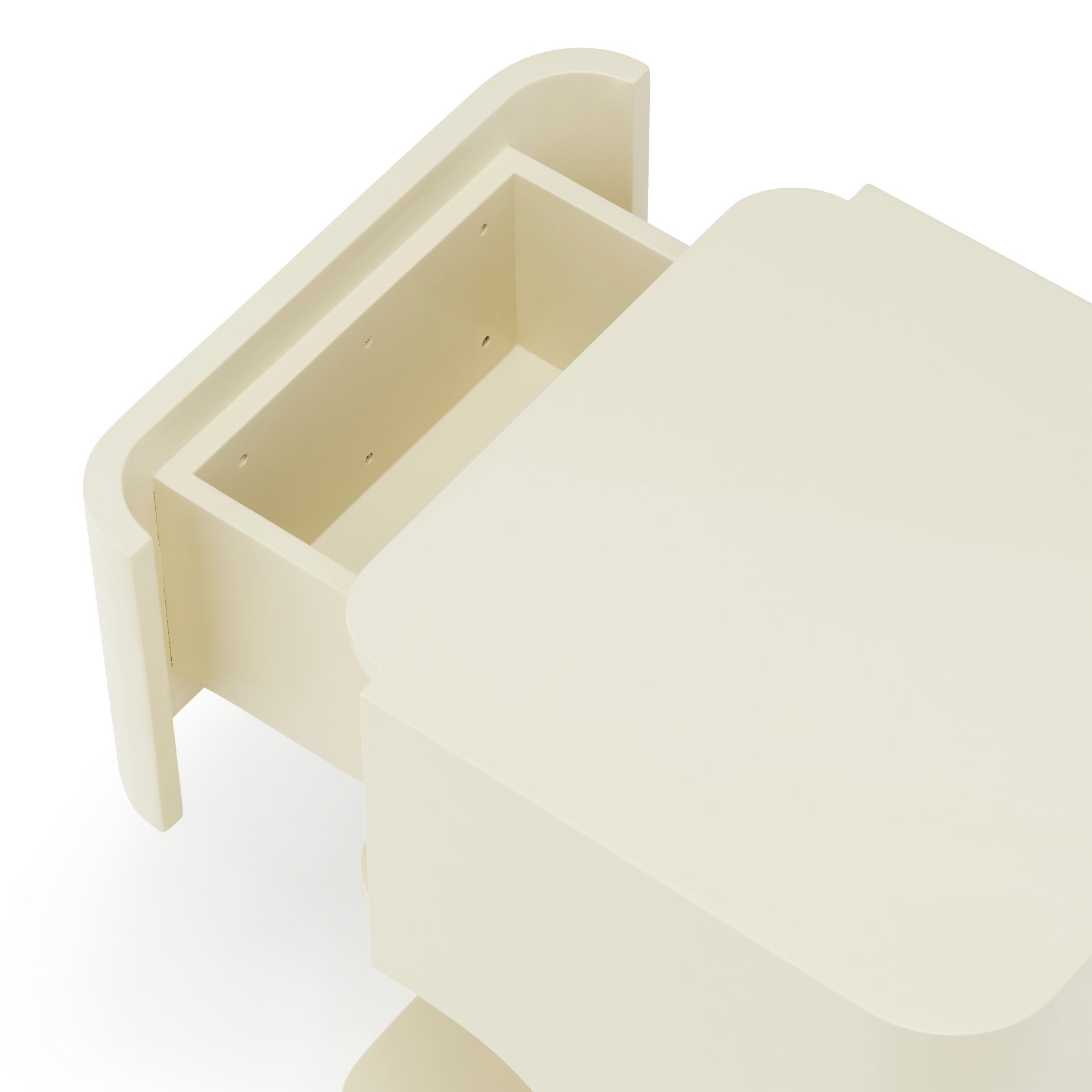Edie Bedside Table - [ Antique White ]