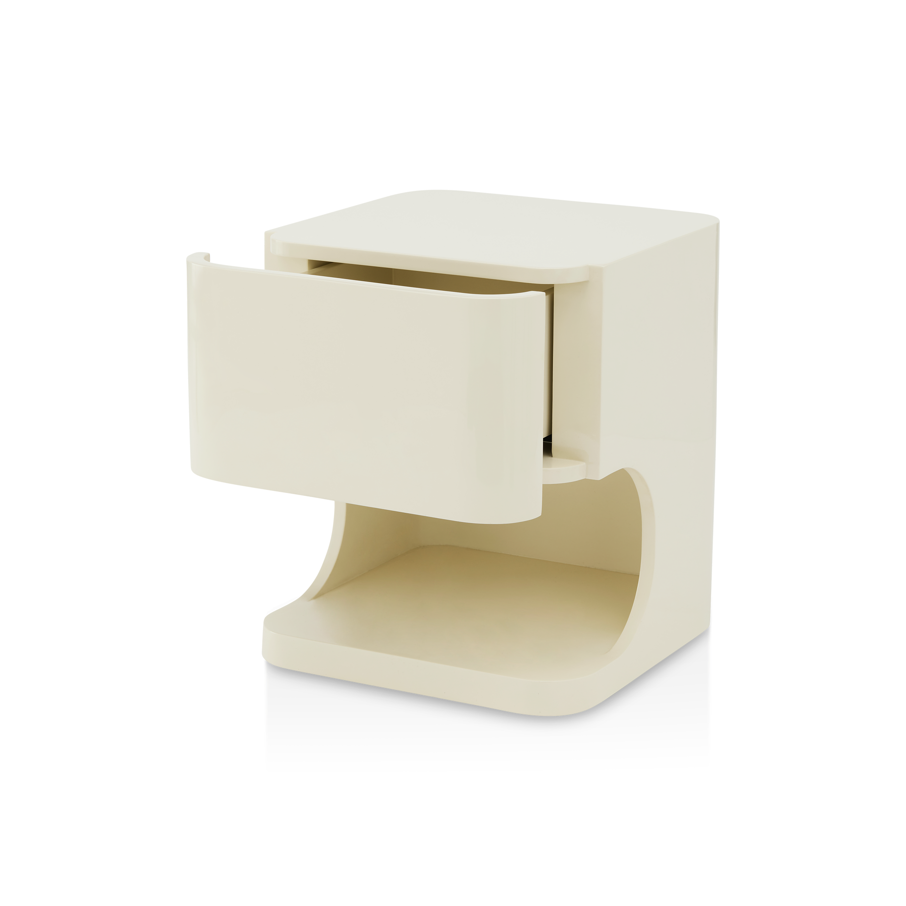 Edie Bedside Table - [ Antique White ]