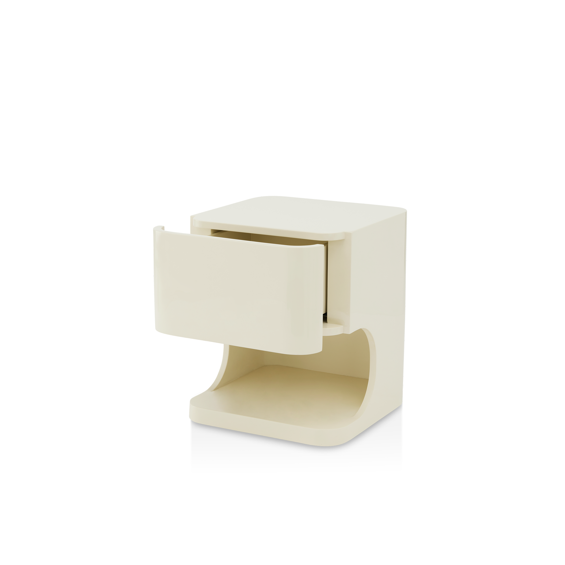 Edie Bedside Table - [ Antique White ]