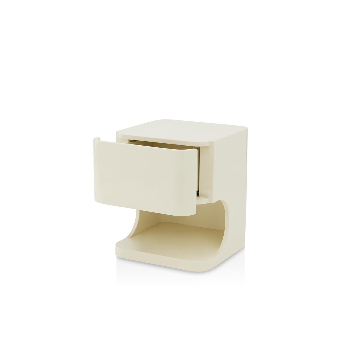Edie Bedside Table - [ Antique White ]