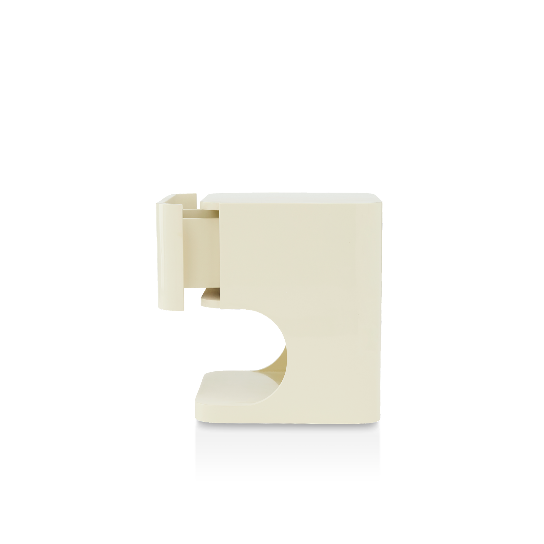 Edie Bedside Table - [ Antique White ]