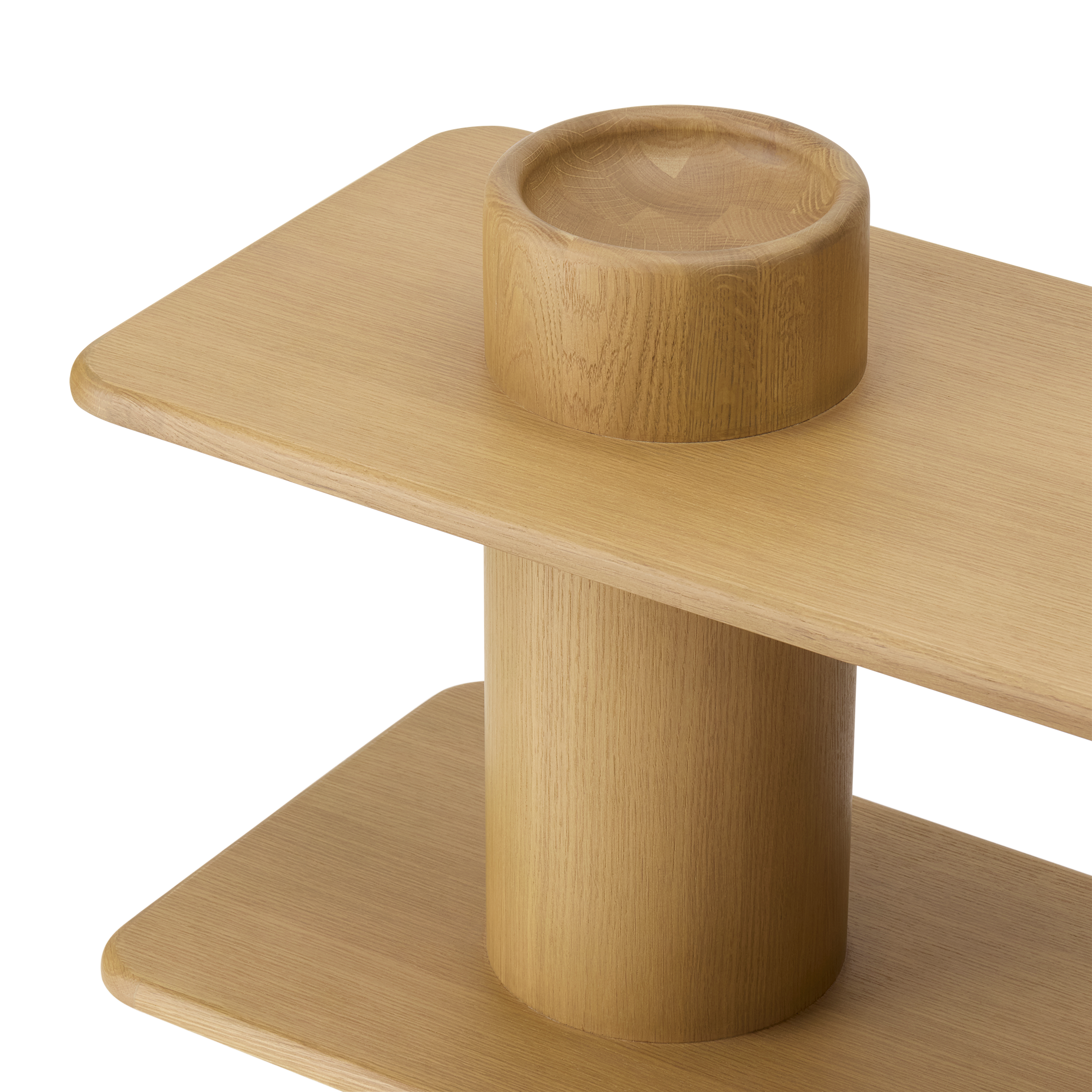 Contour 3 Shelf - [ Oak ]