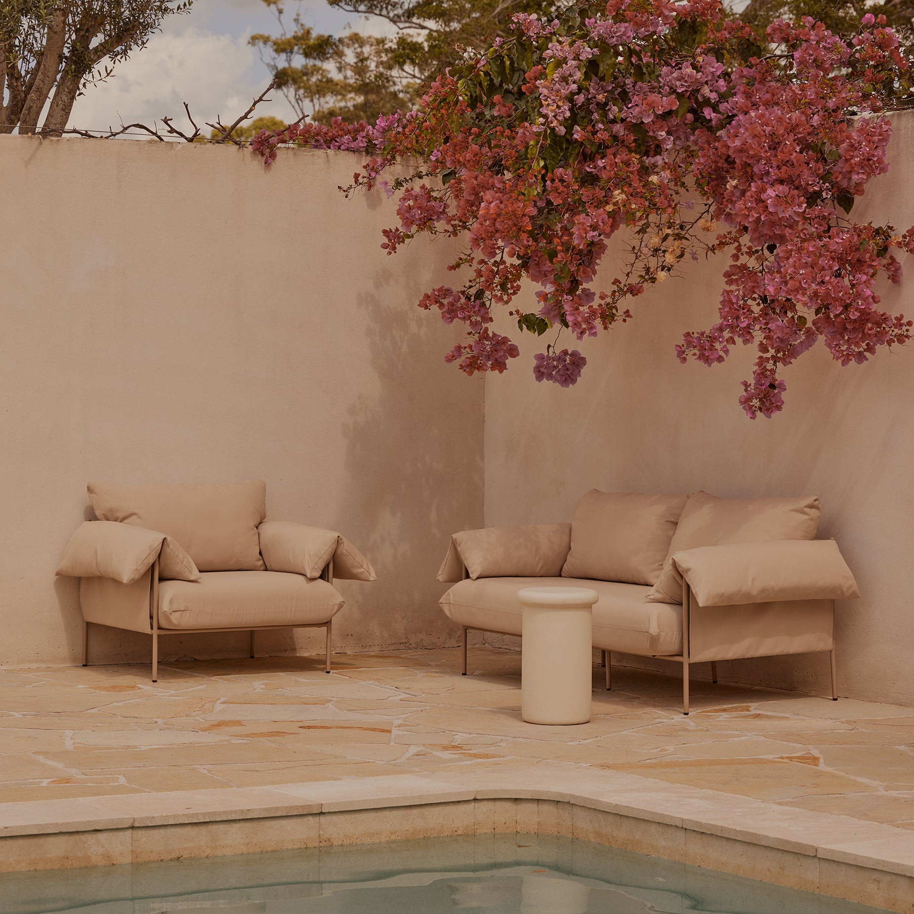 Alva Outdoor Armchair - [ Palermo Sand ]