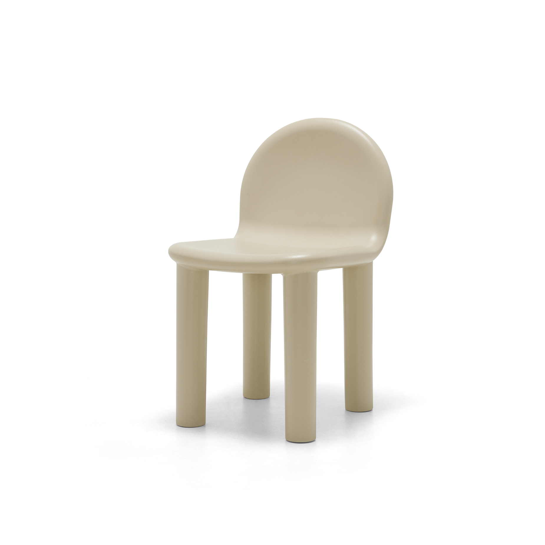 ELLISON STUDIOS. Arch Dining Chair in Pebble.