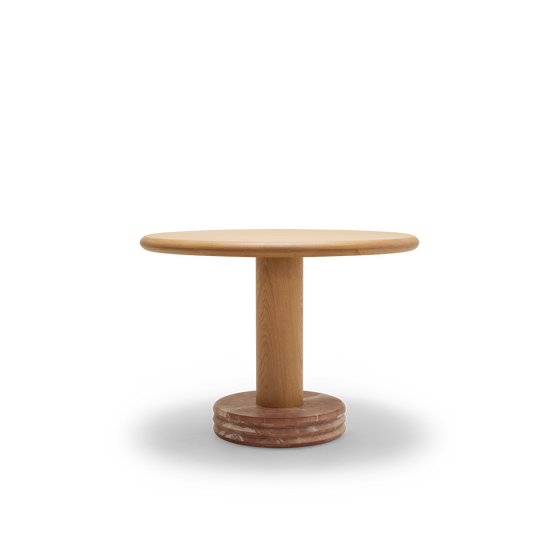 Bistro 105 Dining Table - [ Oak & Marble ]