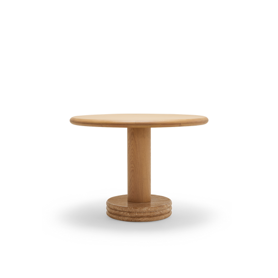 Bistro 105 Dining Table - [ Oak & Travertine ]