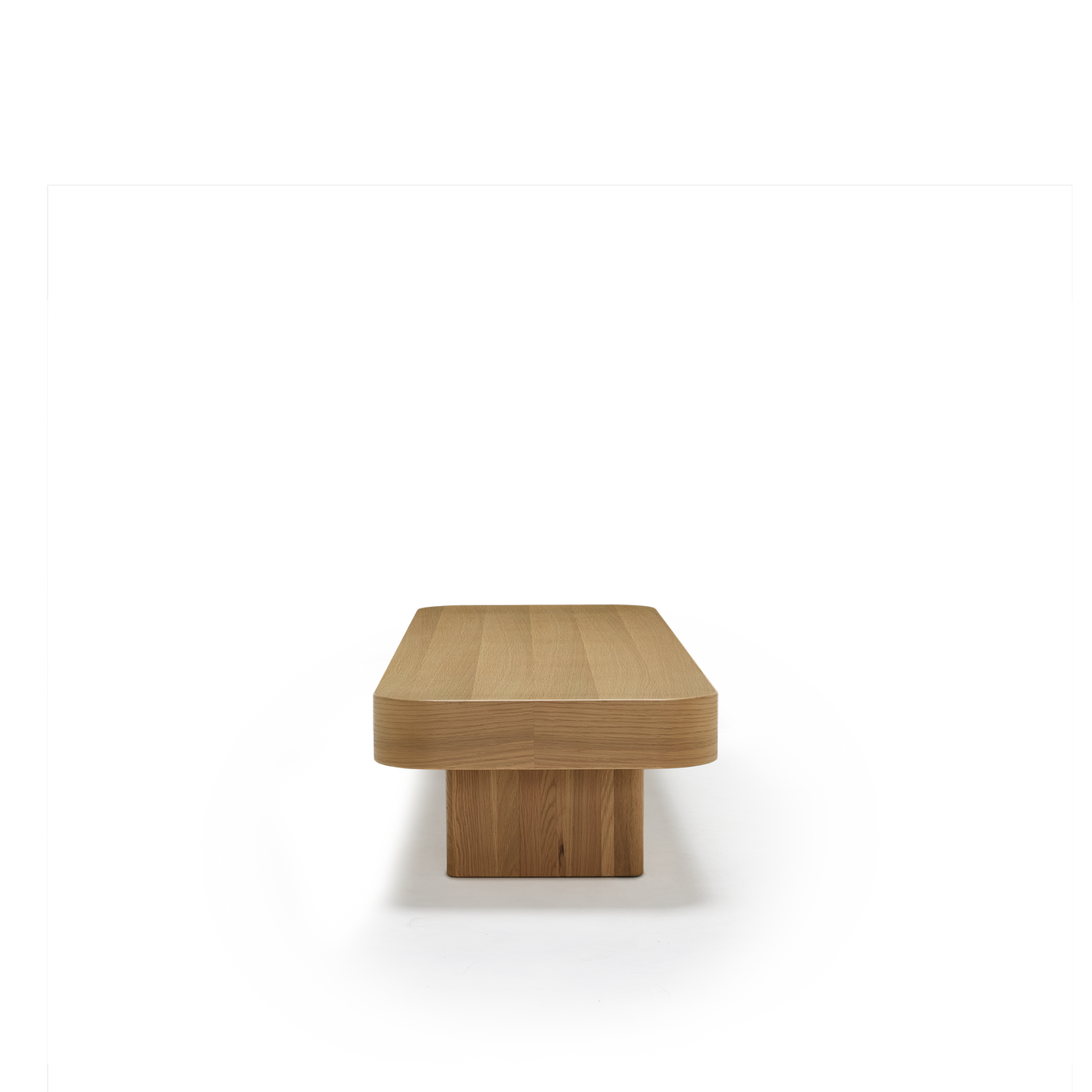 Block Rectangle Coffee Table - Oak | ELLISON STUDIOS.