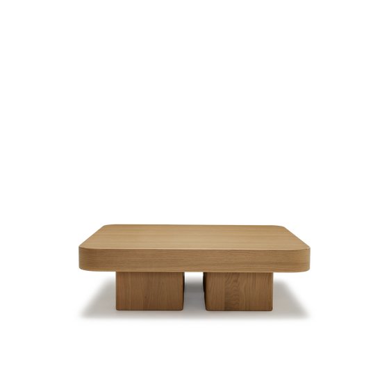 Block Square Coffee Table - [ Oak ]