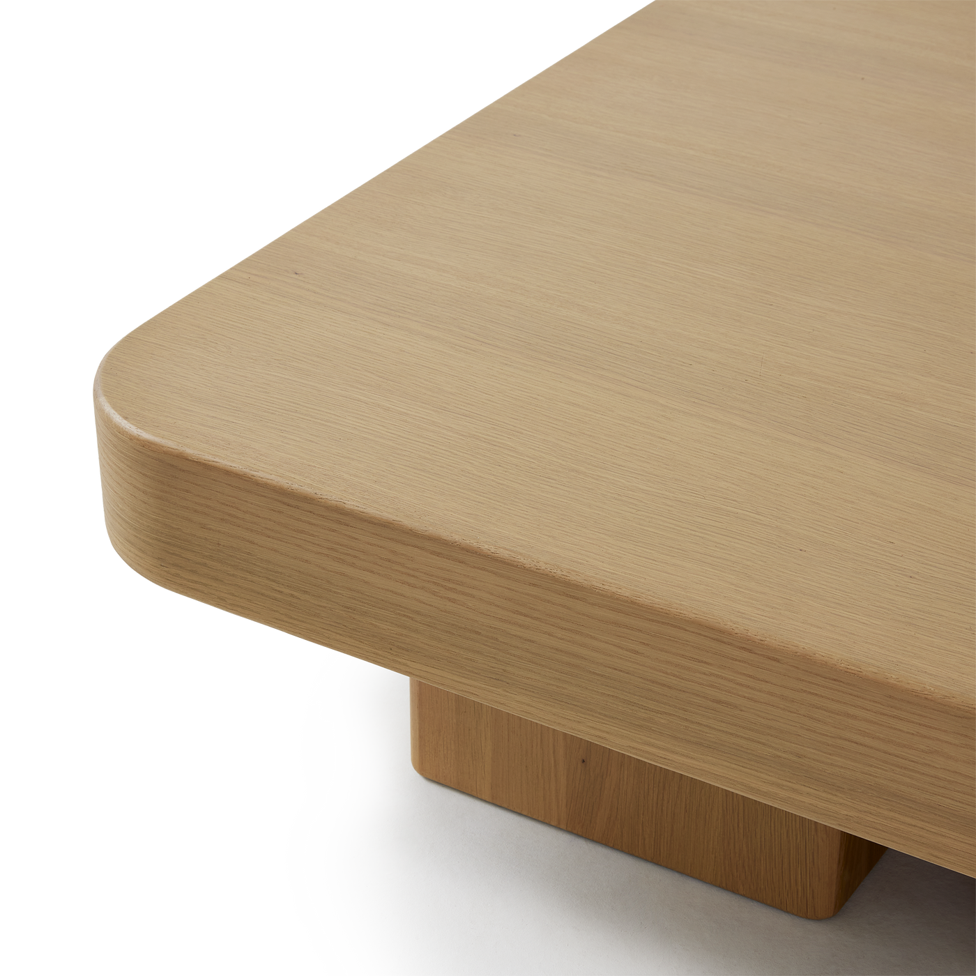 Block Square Coffee Table - [ Oak ]