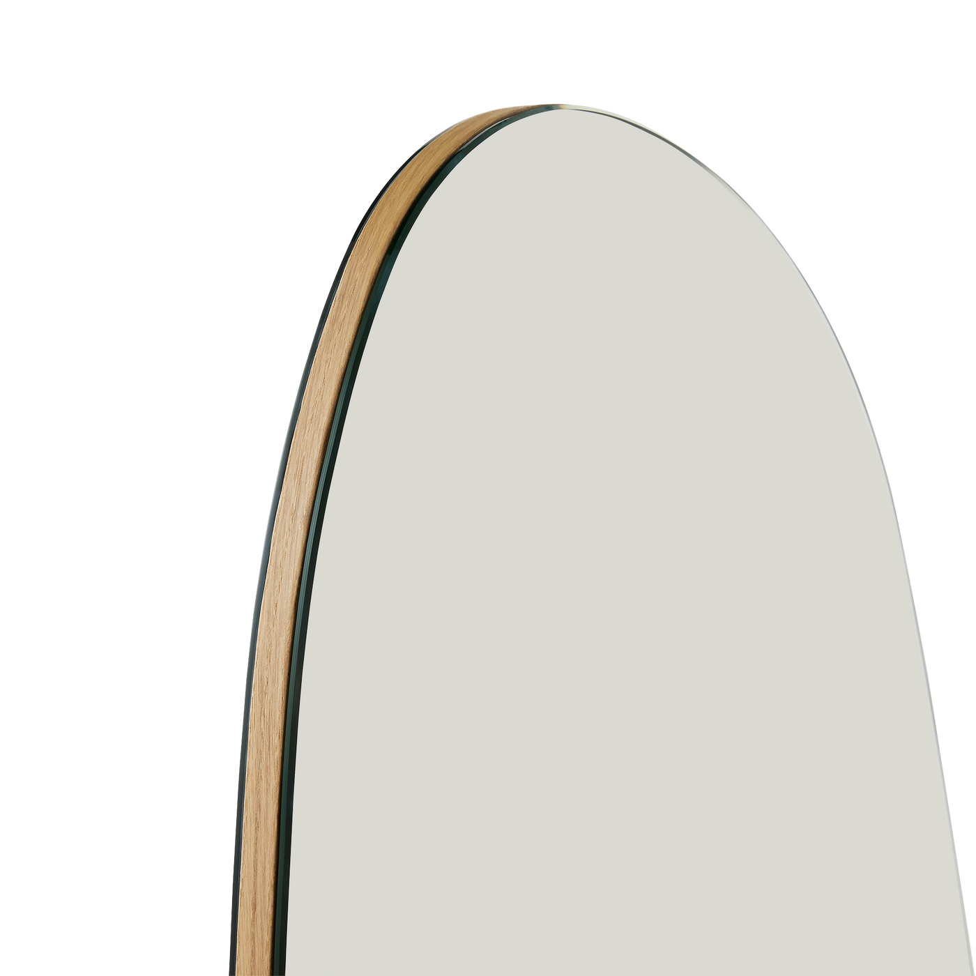 Block Floor Mirror - [ Oak ]