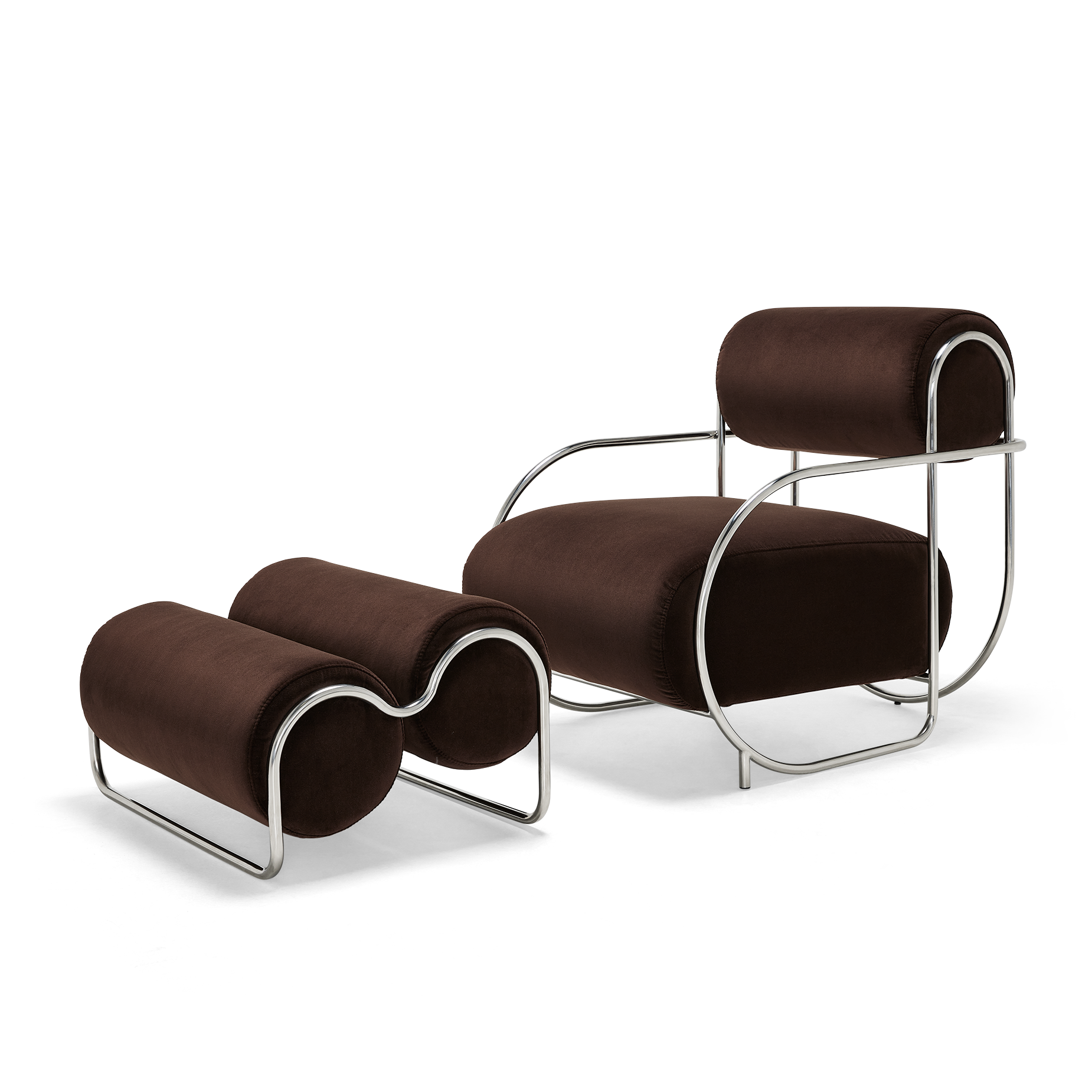 Chromeo Armchair & Ottoman - [ Avalon Piccolo ]