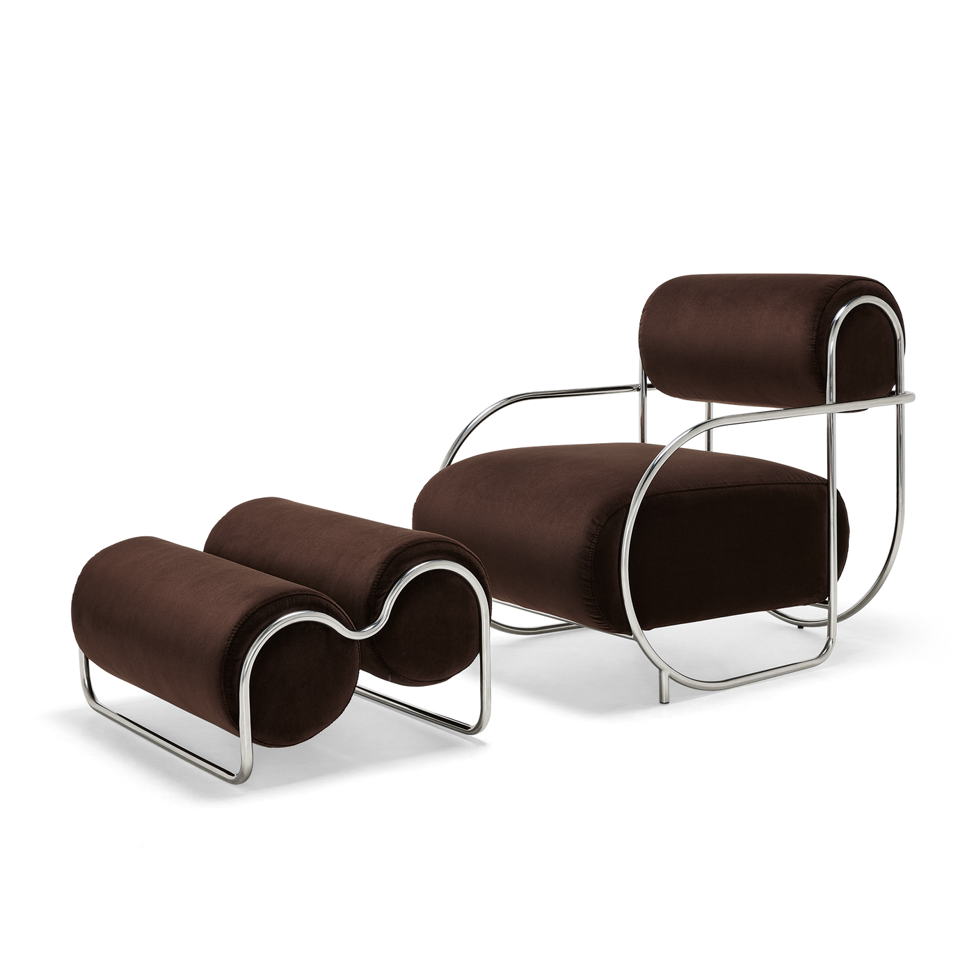 Chromeo Armchair & Ottoman - [ Avalon Piccolo ]