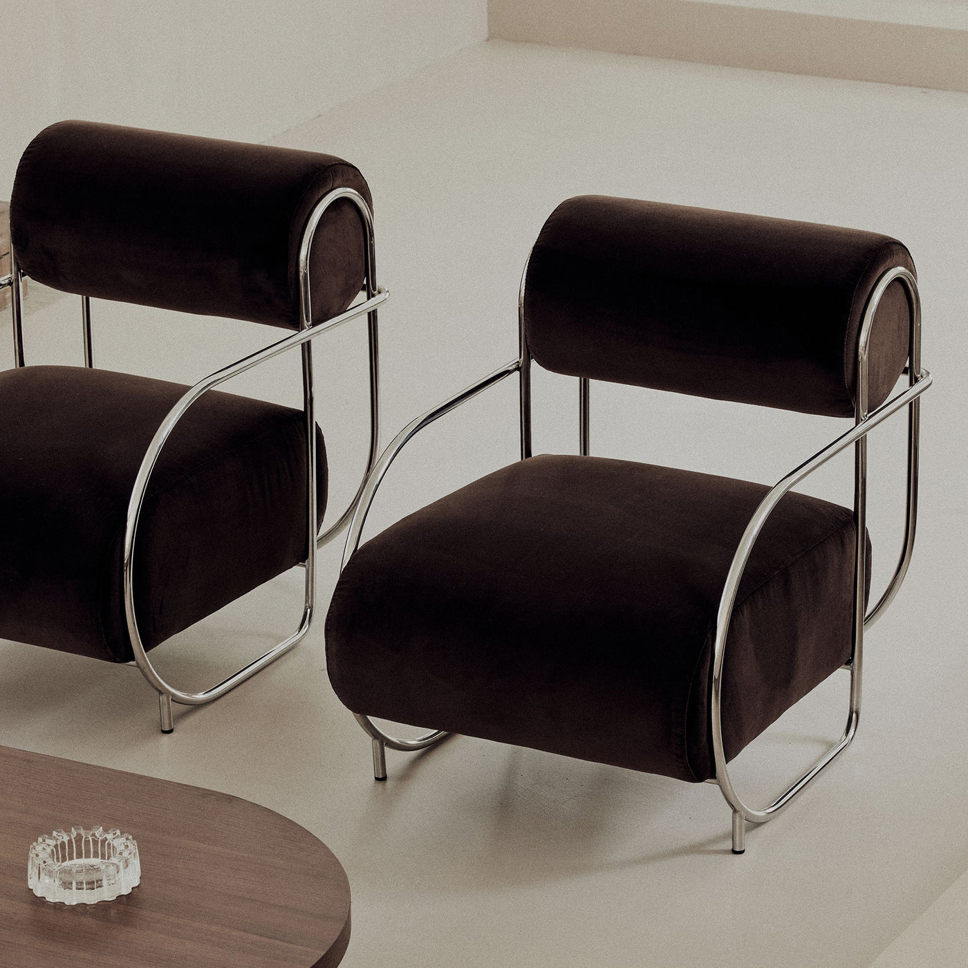 Chromeo Armchair & Ottoman - [ Avalon Piccolo ]