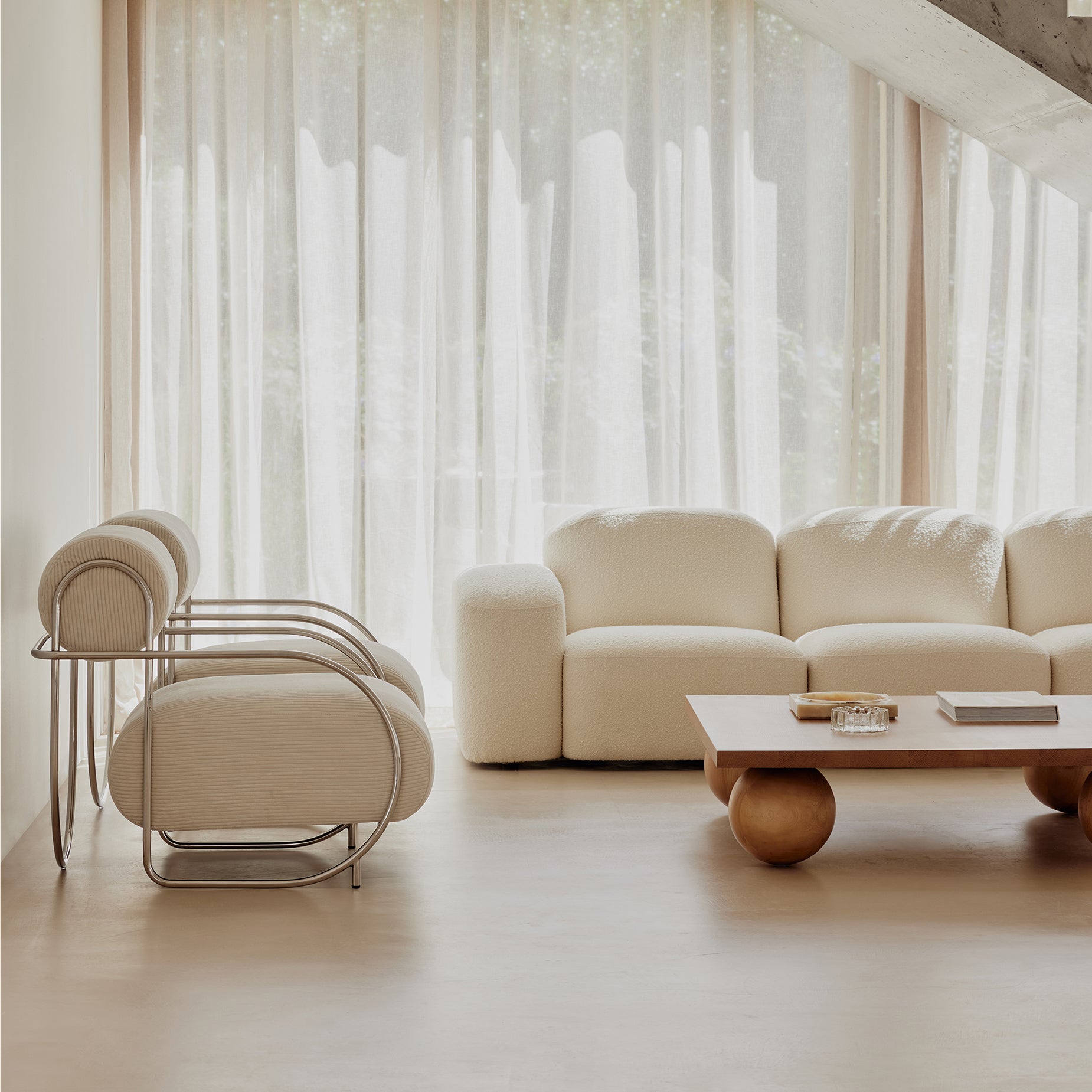 Chromeo Armchair - [ Sorrento Moon ]