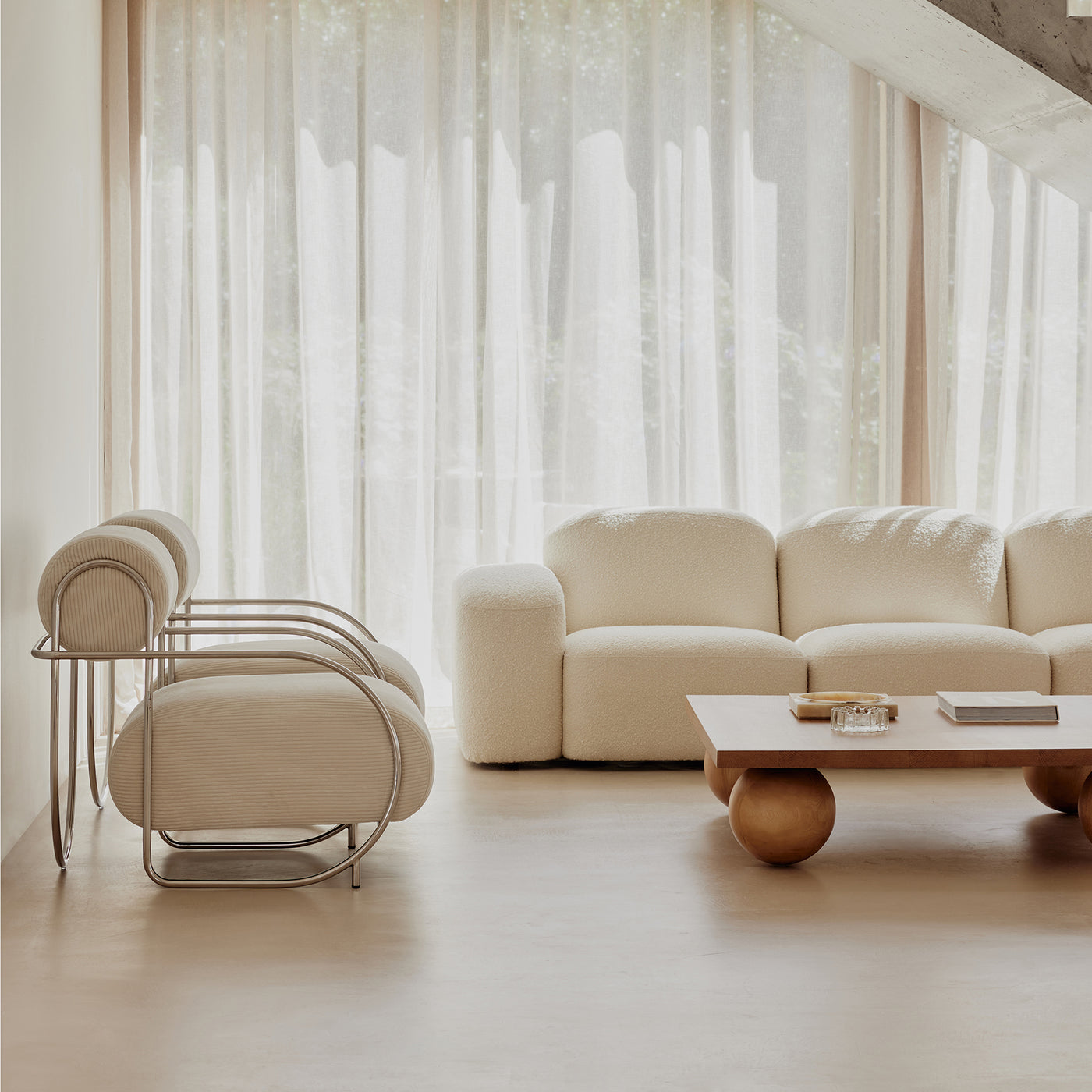 Chromeo Armchair - [ Sorrento Moon ]