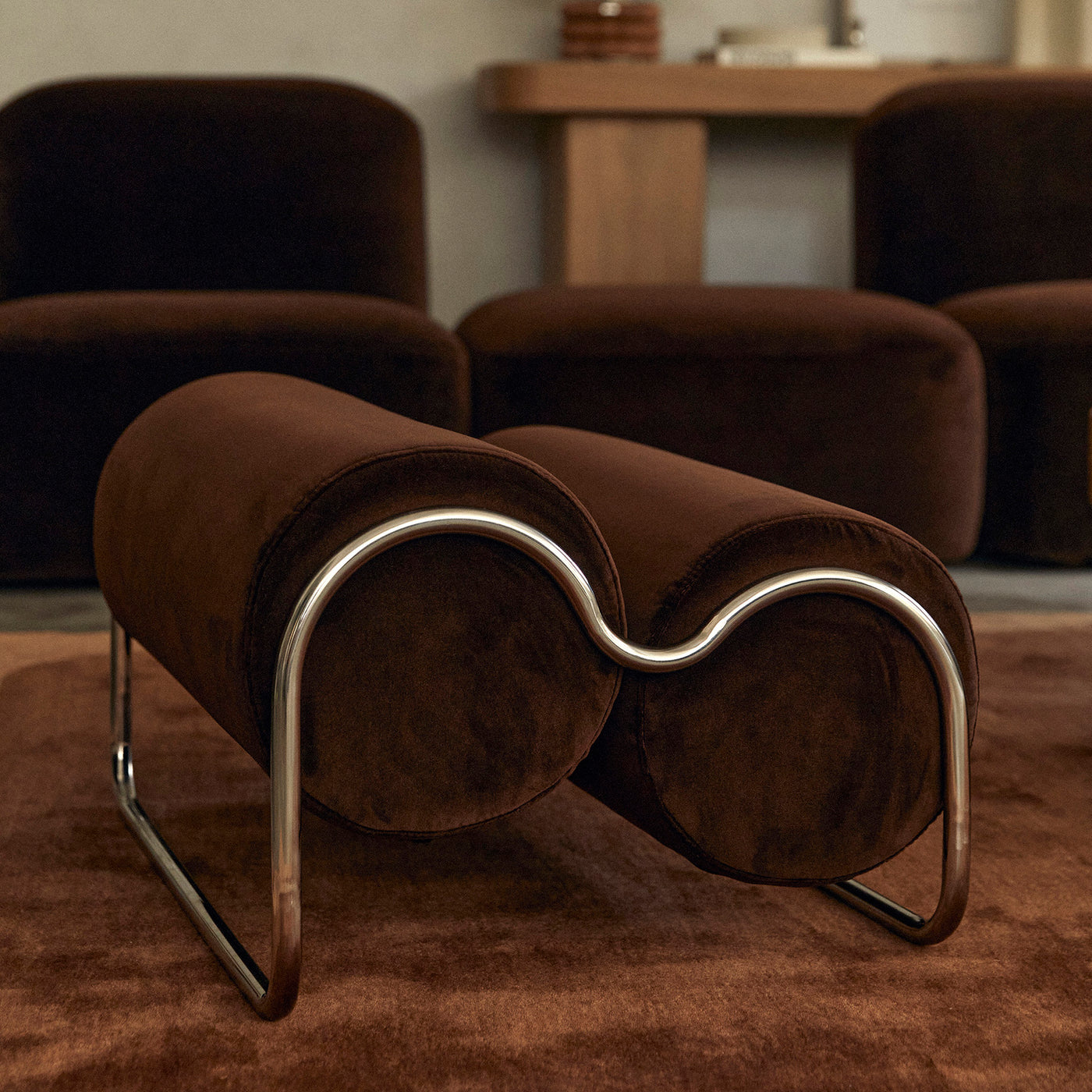 Chromeo Armchair & Ottoman - [ Avalon Piccolo ]