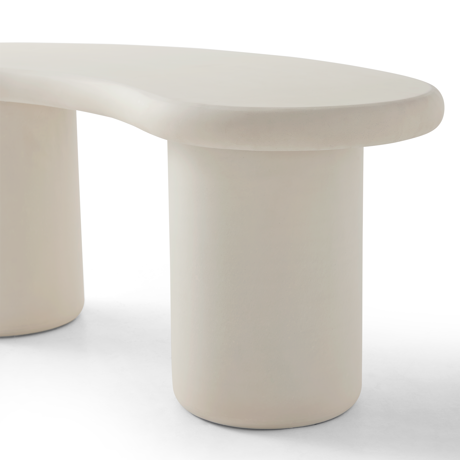 Earth Outdoor Bench - [ Concrete Husk ]