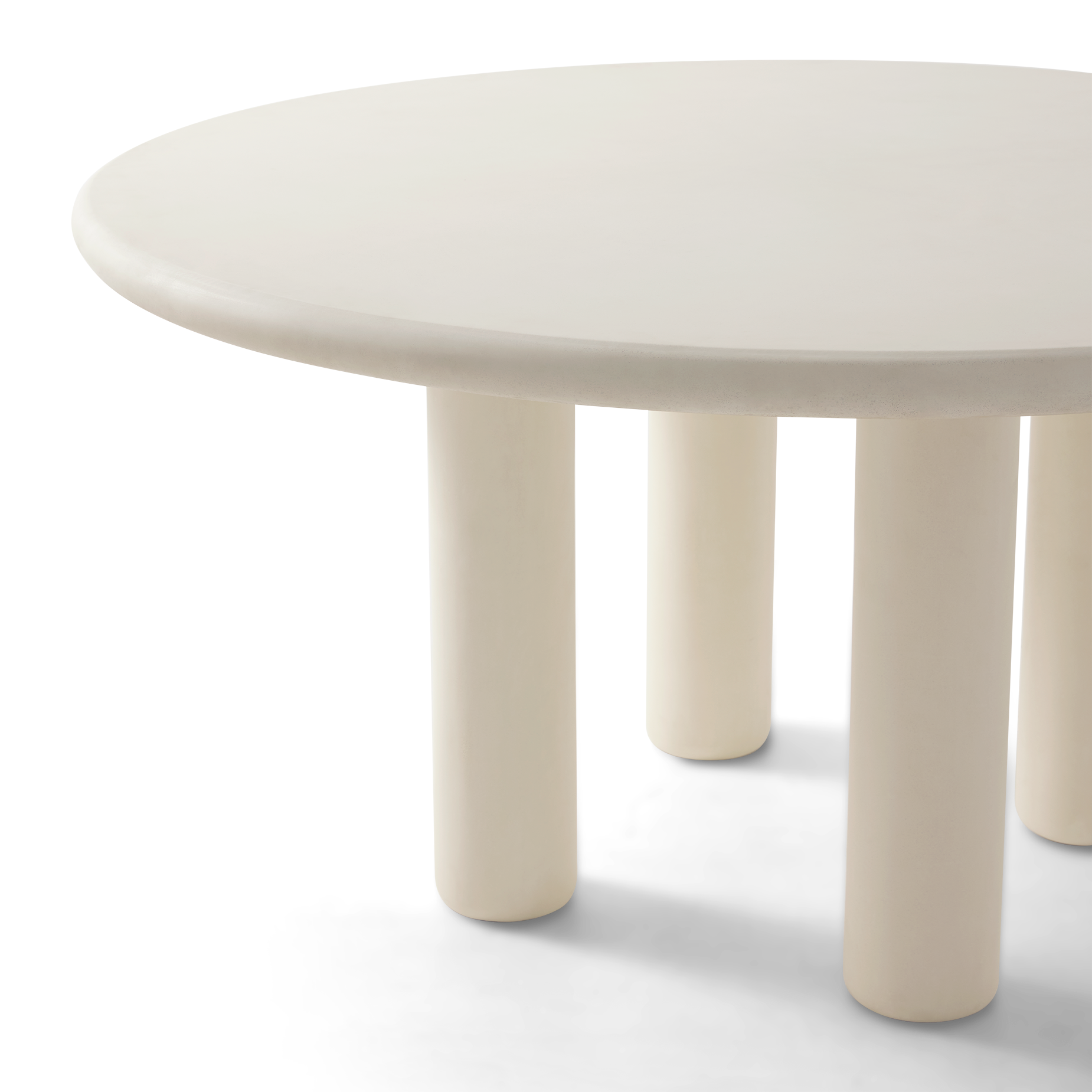 Earth Outdoor Dining Table - [ Concrete Husk ]