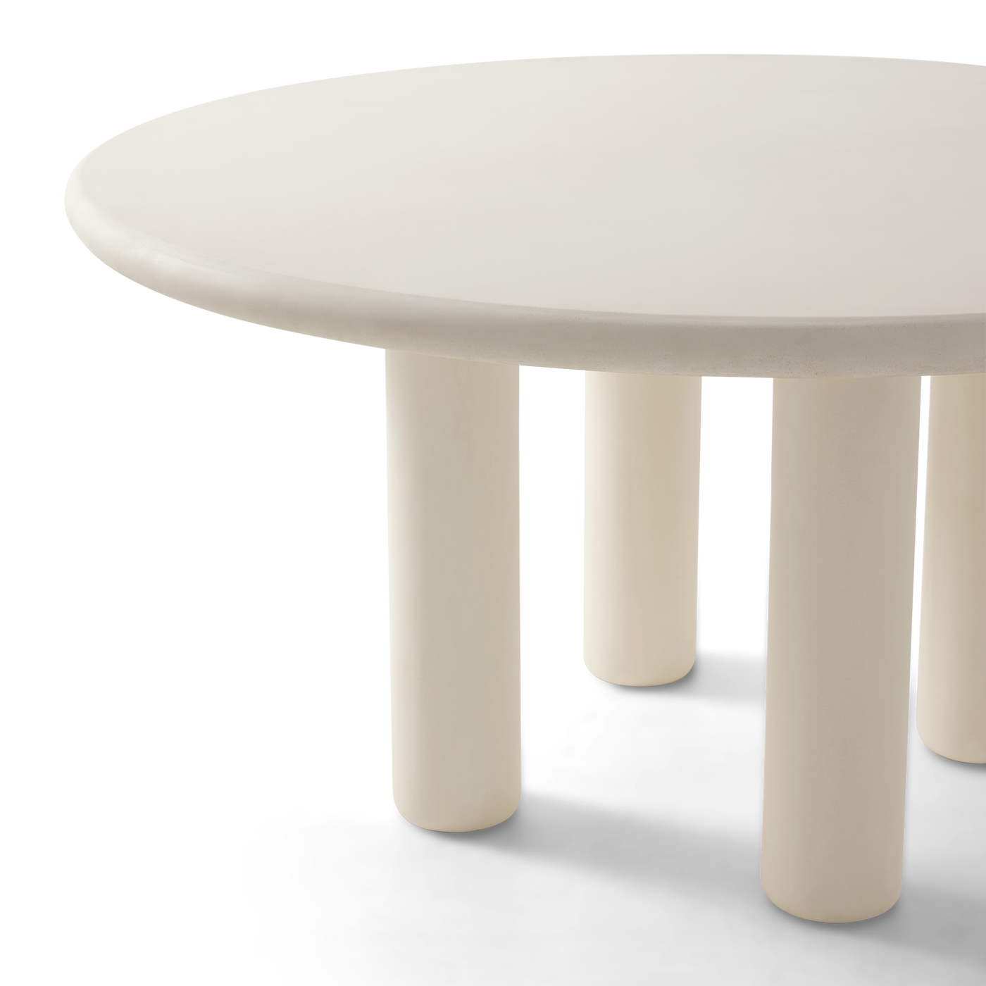 Earth Outdoor Dining Table - [ Concrete Husk ]