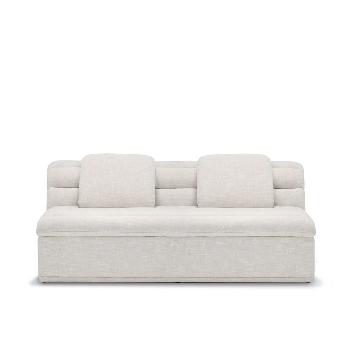 Float 3 Seat Armless Modular Piece - [ Byron Oyster ]