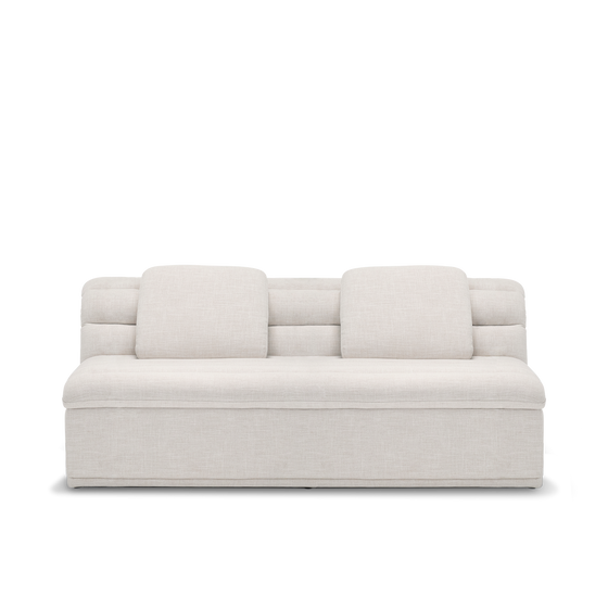 Float 3 Seat Armless Modular Piece - [ Byron Oyster ]