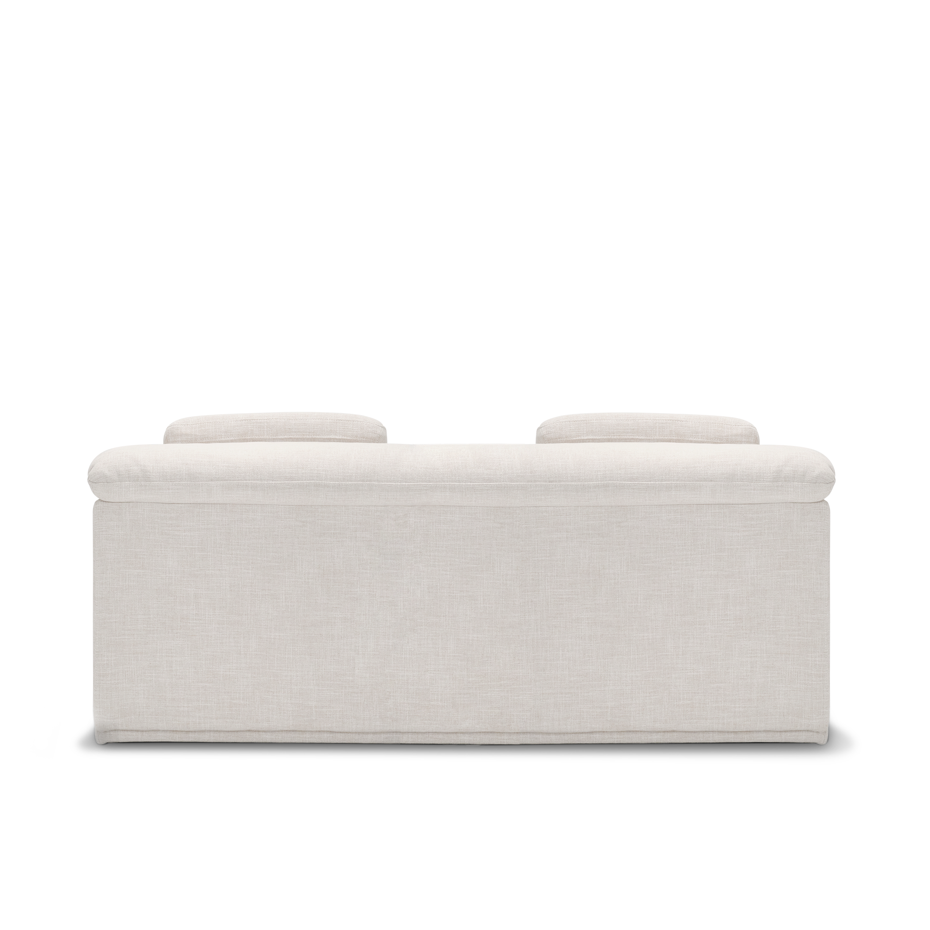 Float 3 Seat Armless Modular Piece - [ Byron Oyster ]