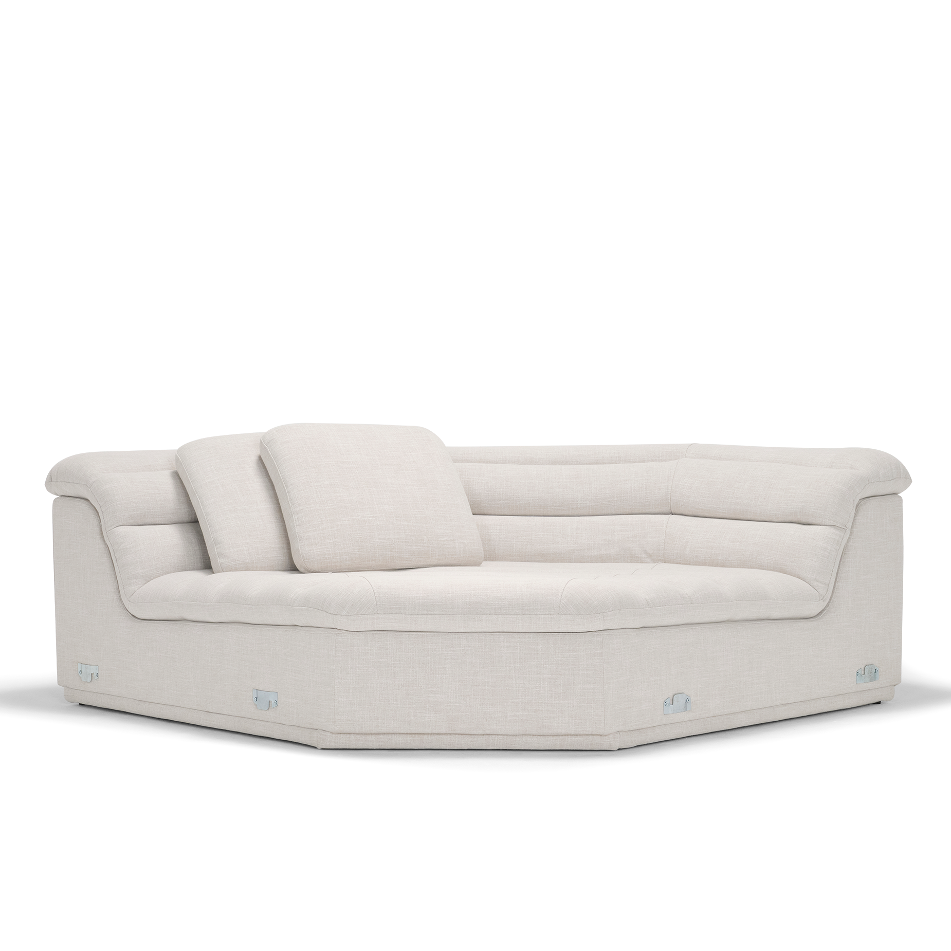 Float Corner Modular Piece - [ Byron Oyster ]