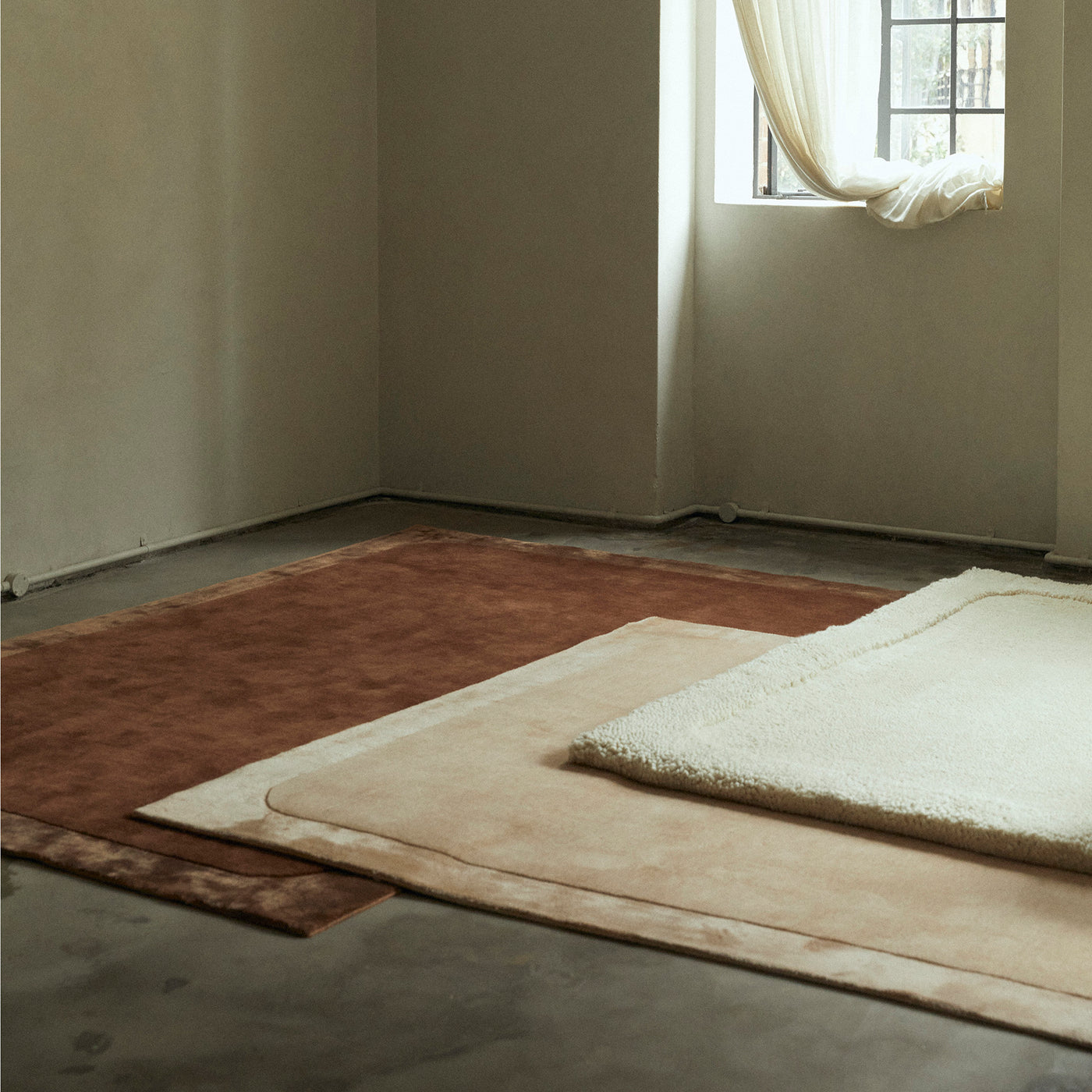 Radius Shag Floor Rug 3 x 4m - [ Arborio ]