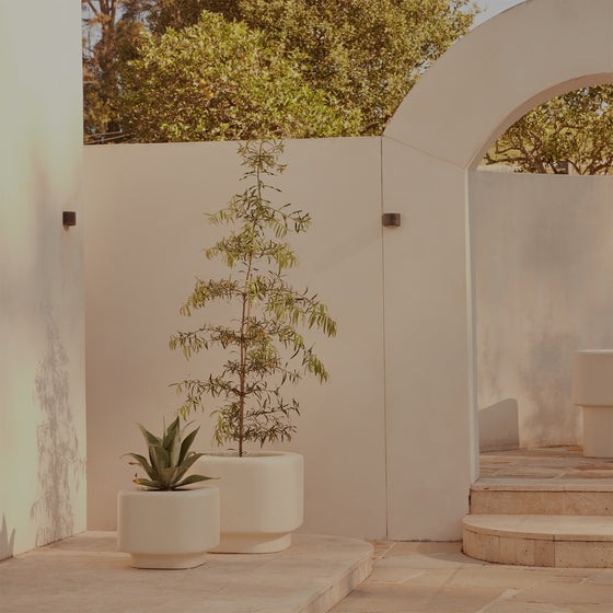 Khouie Planter Small - [ Fibrestone Husk ]