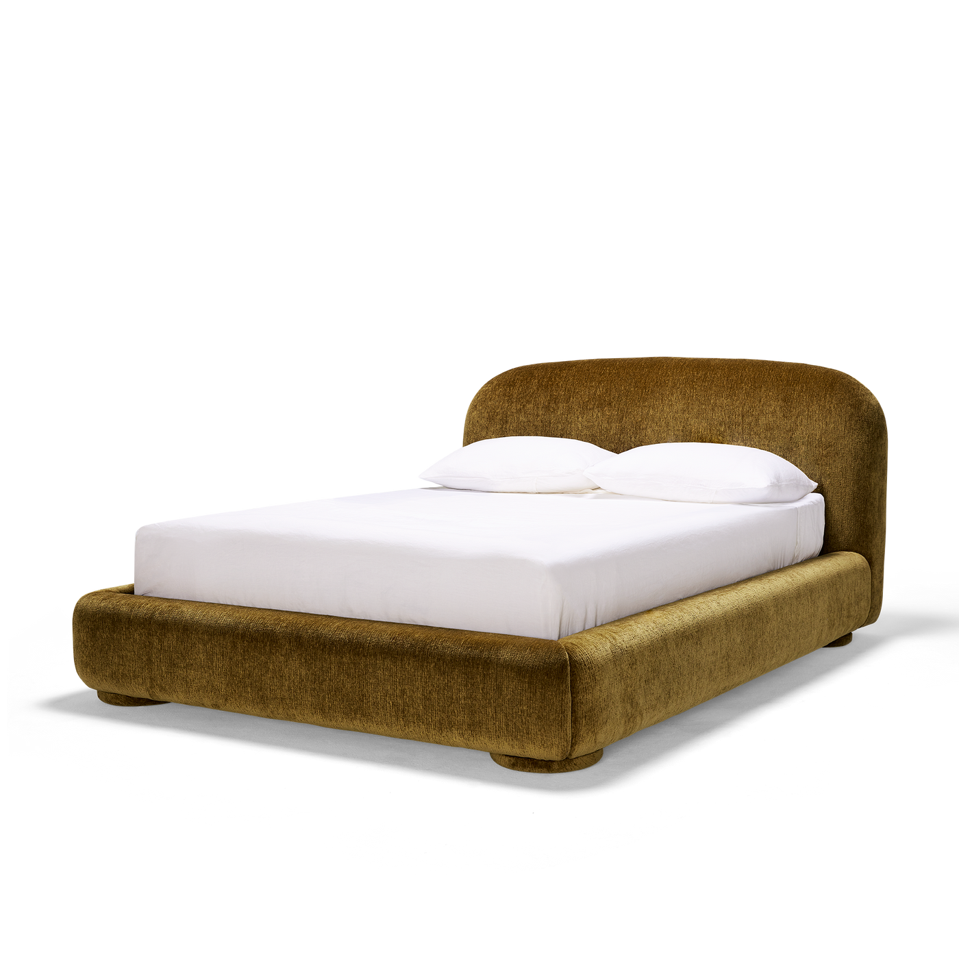 Lull King Bed - [ Sandon Burnt Butter ]