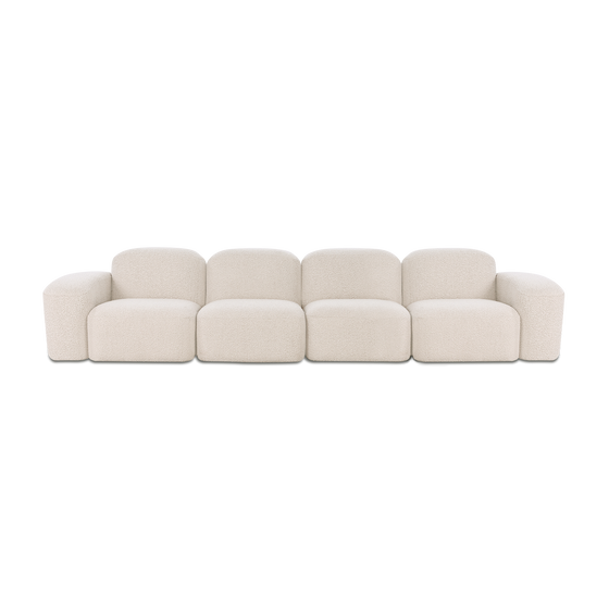 Muse 4 Seat Sofa - [ Bronte Whipped Cream ]