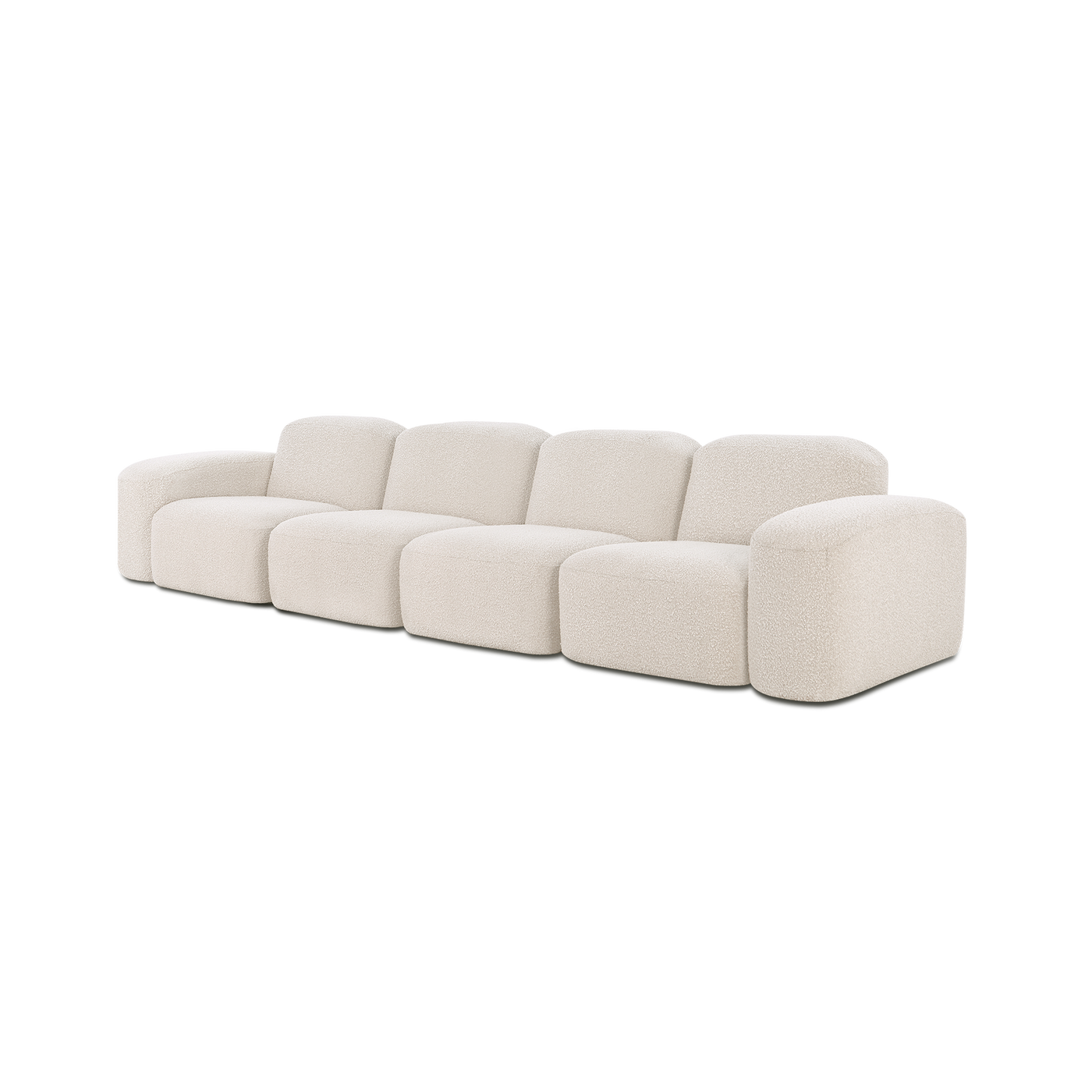 Muse 4 Seat Sofa - [ Bronte Whipped Cream ]
