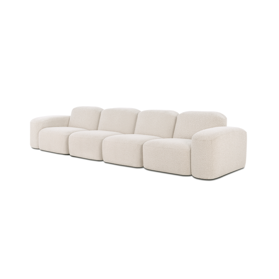 Muse 4 Seat Sofa - [ Bronte Whipped Cream ]
