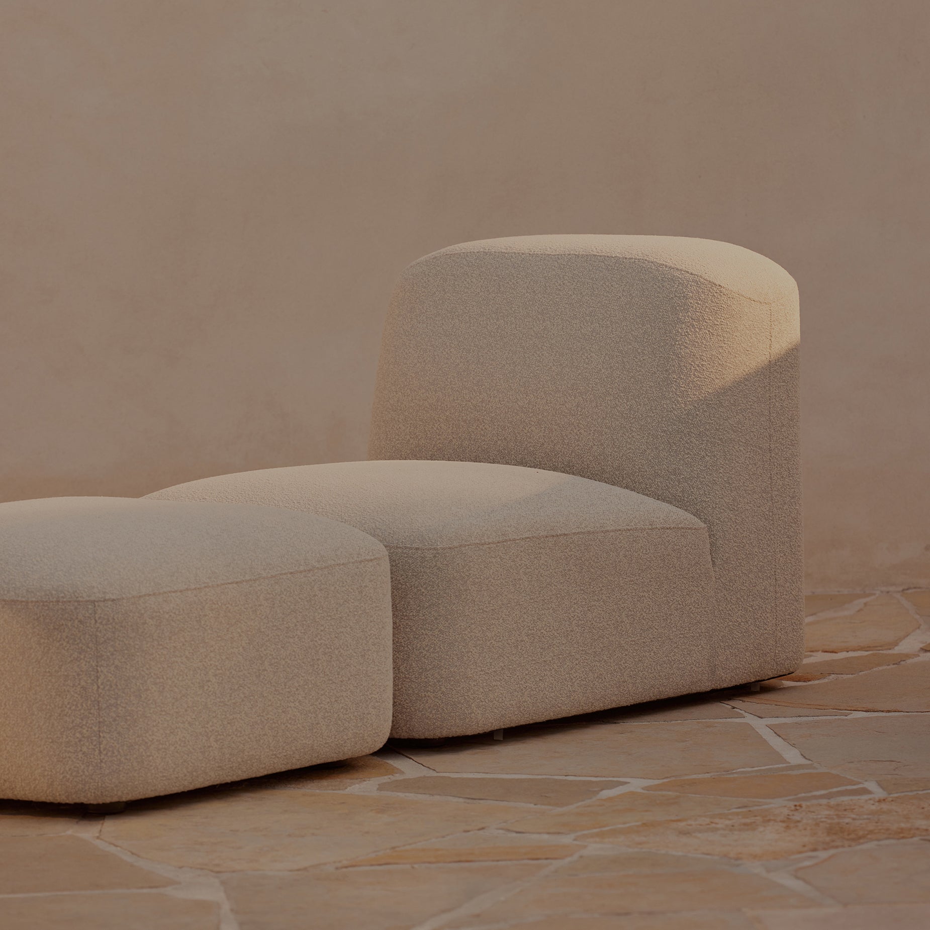 Muse Outdoor Armless Modular Piece - [ Collaroy Static ]