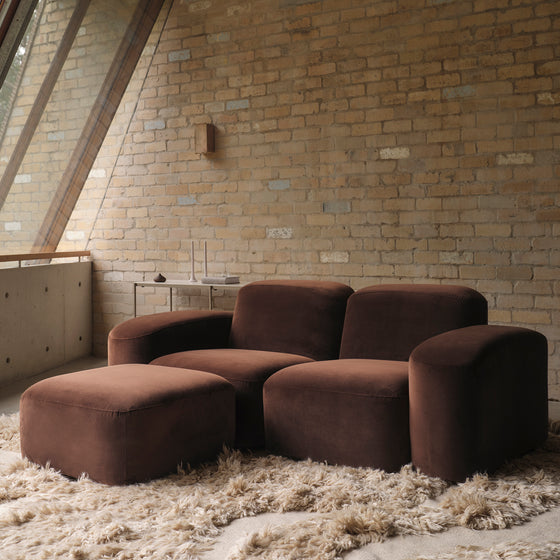 Muse 2 Seat Sofa - [ Avalon Piccolo ]