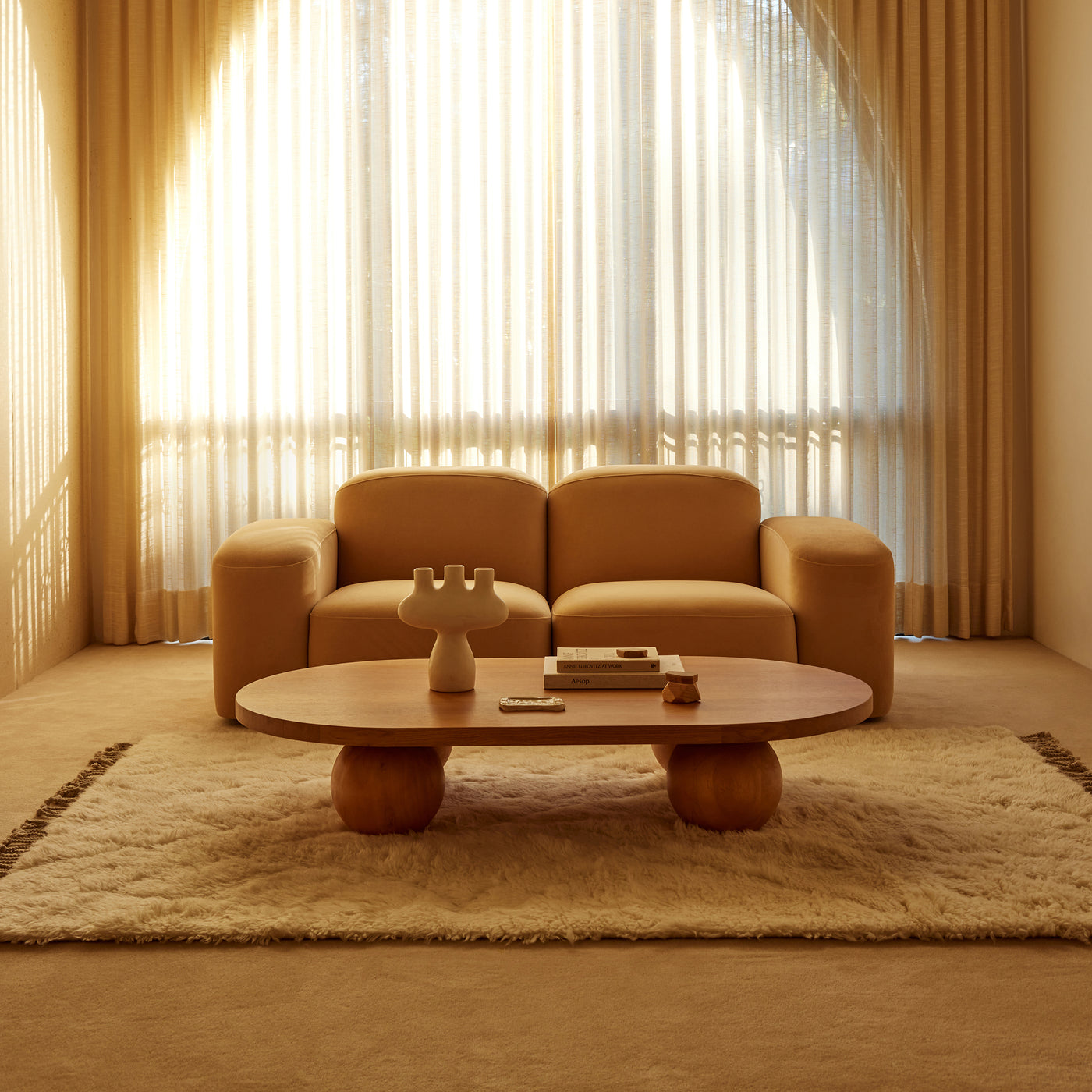 Muse 2 Seat Sofa - [ Malibu Dune ]