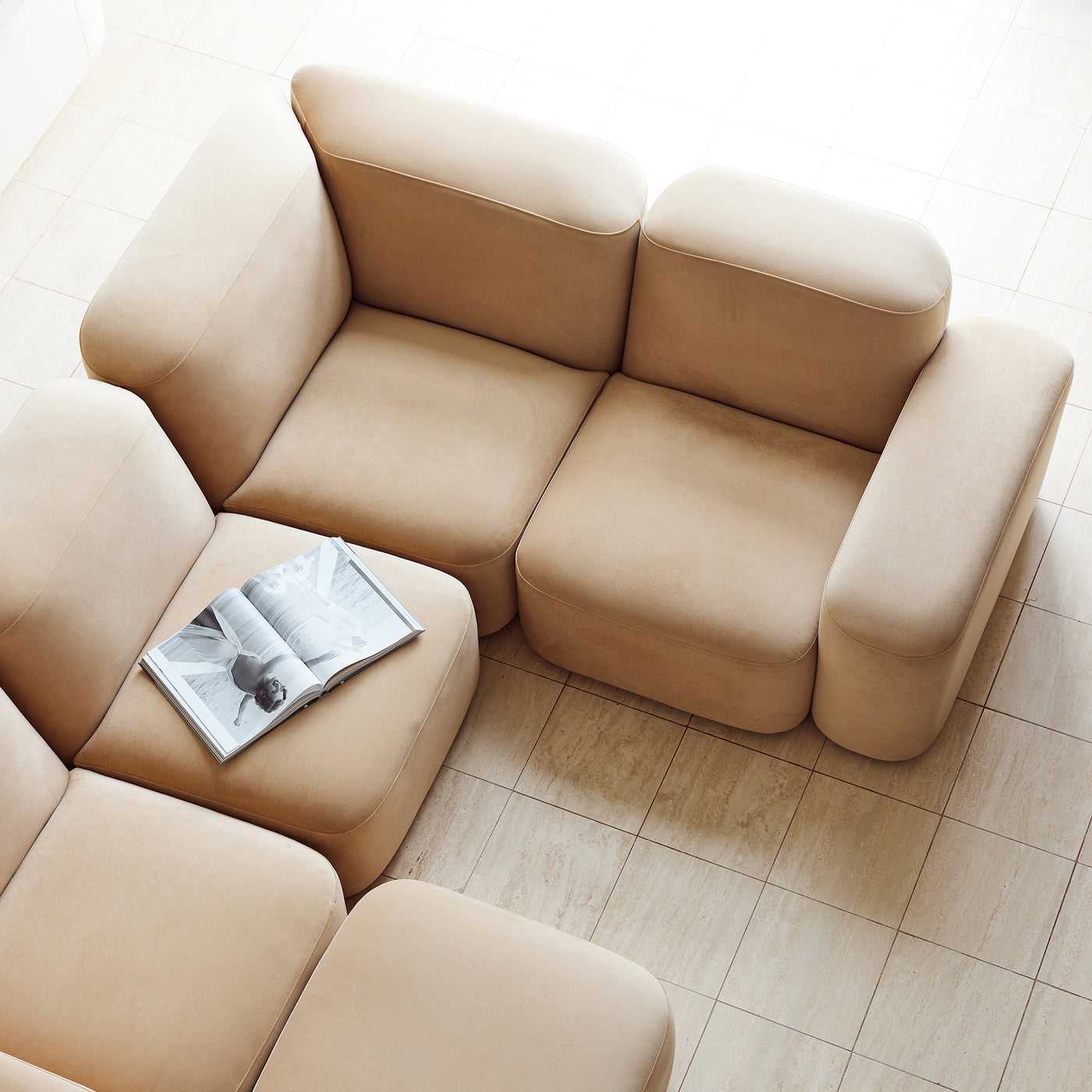 Muse 4 Piece Modular Sofa - [ Malibu Dune ]