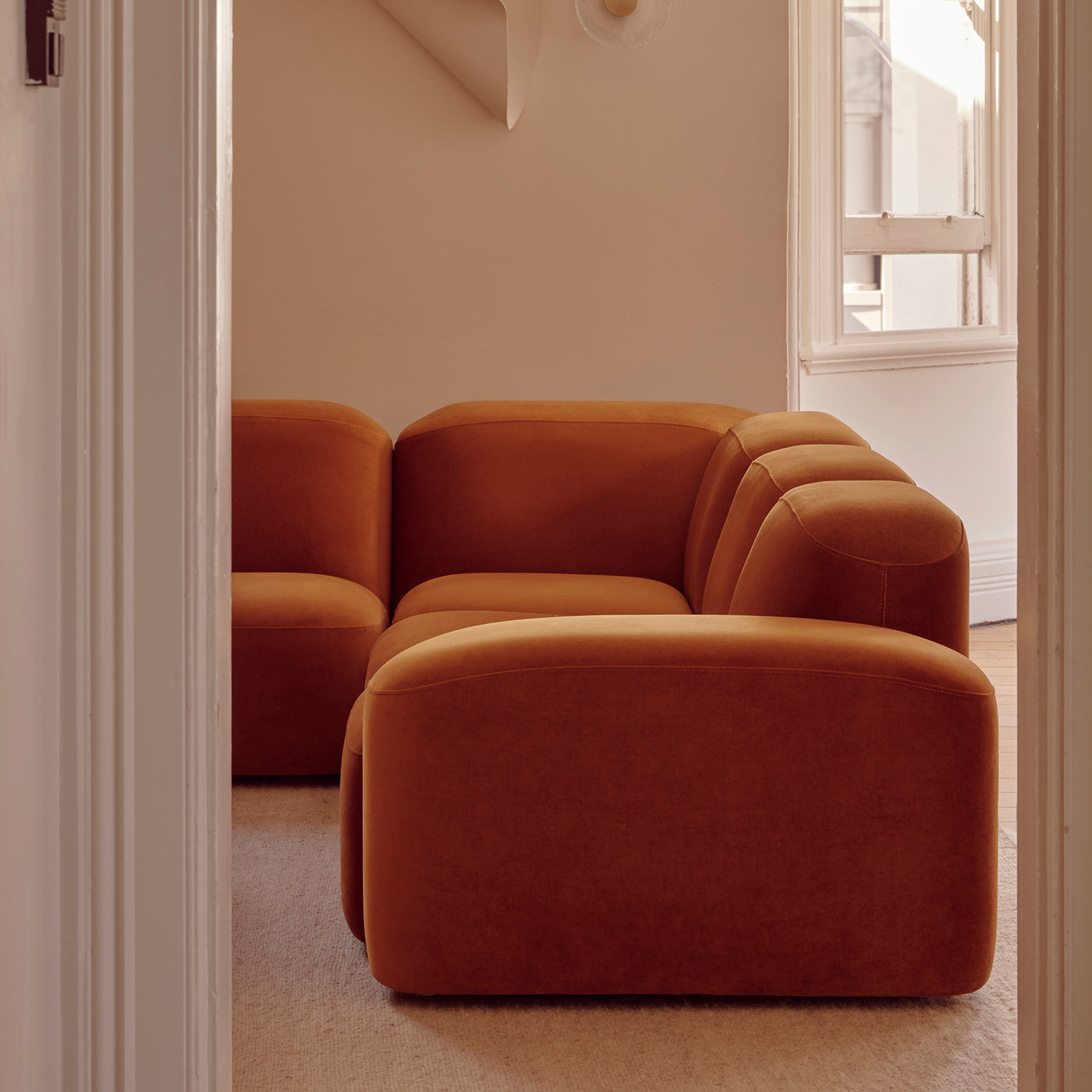 Muse 4 Piece Modular Sofa - [ Malibu Caramel ]