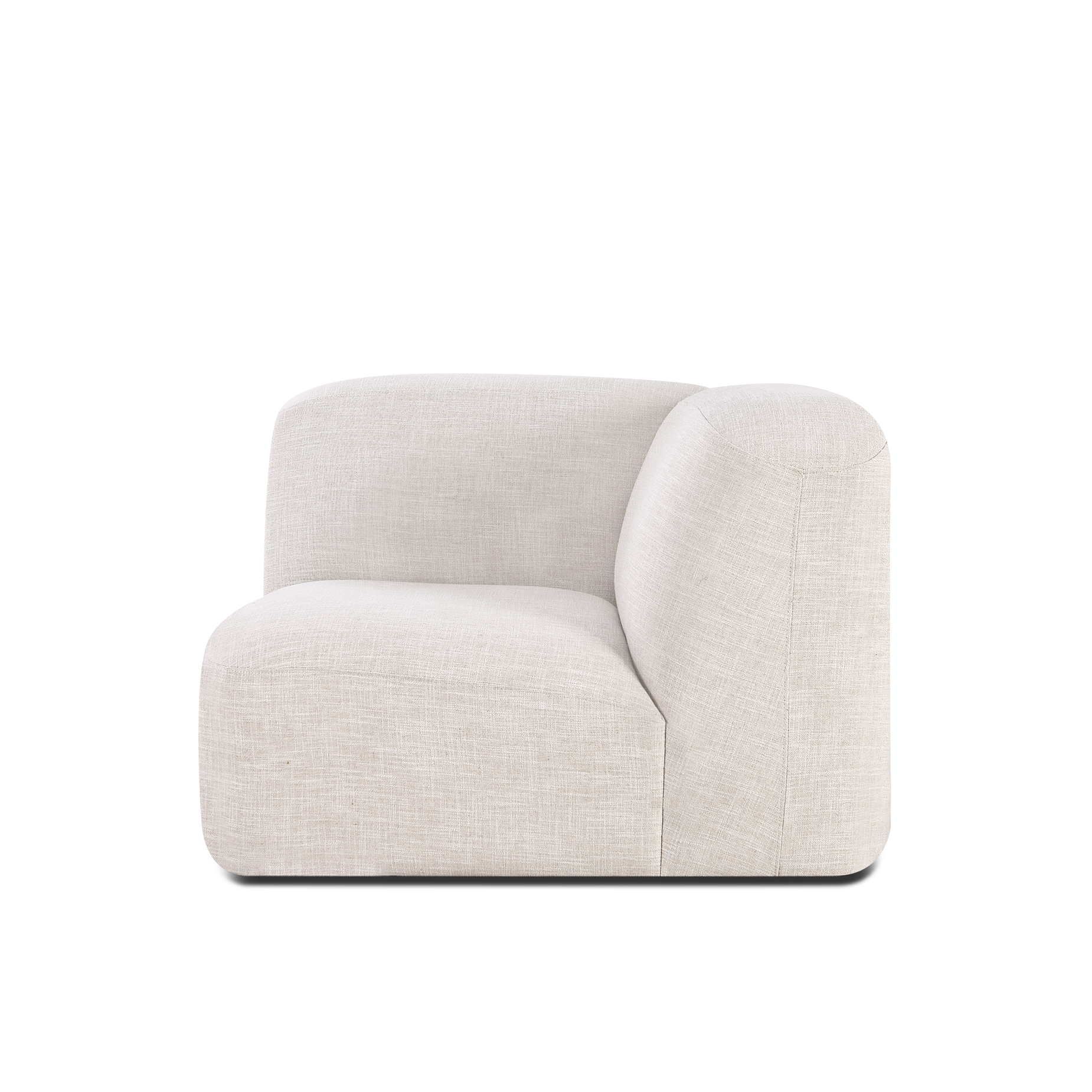 Muse Corner Modular Piece - [ Byron Oyster ]