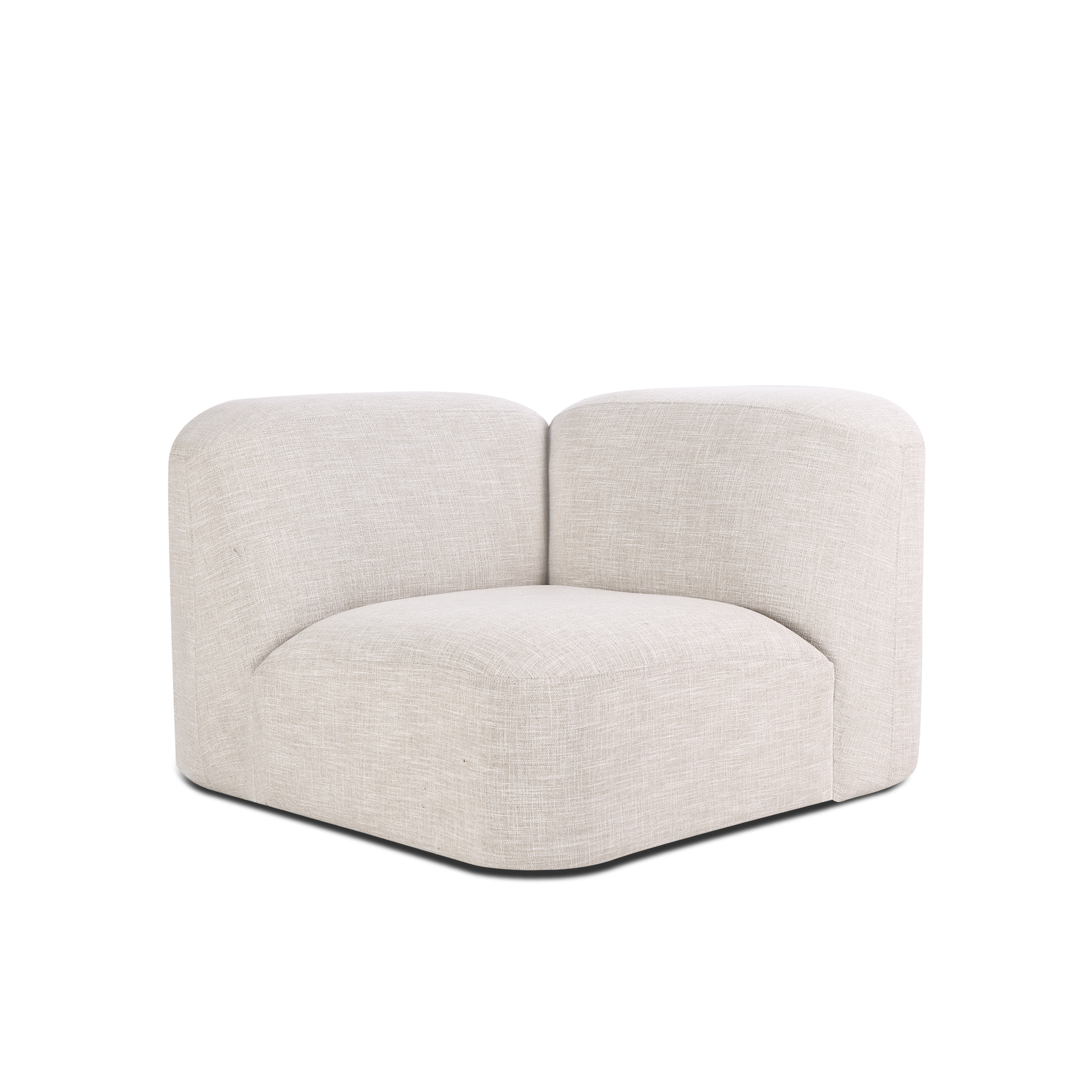 Muse Corner Modular Piece - [ Byron Oyster ]