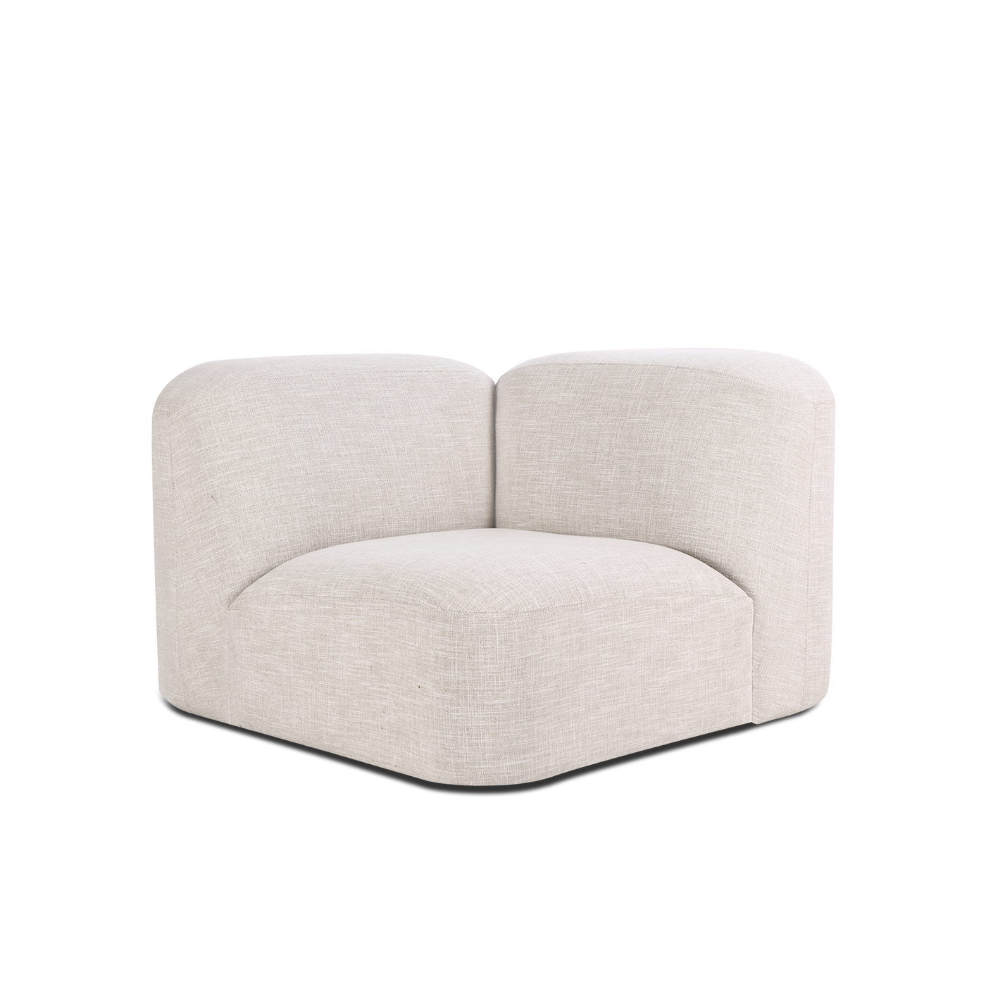 Muse Corner Modular Piece - [ Byron Oyster ]